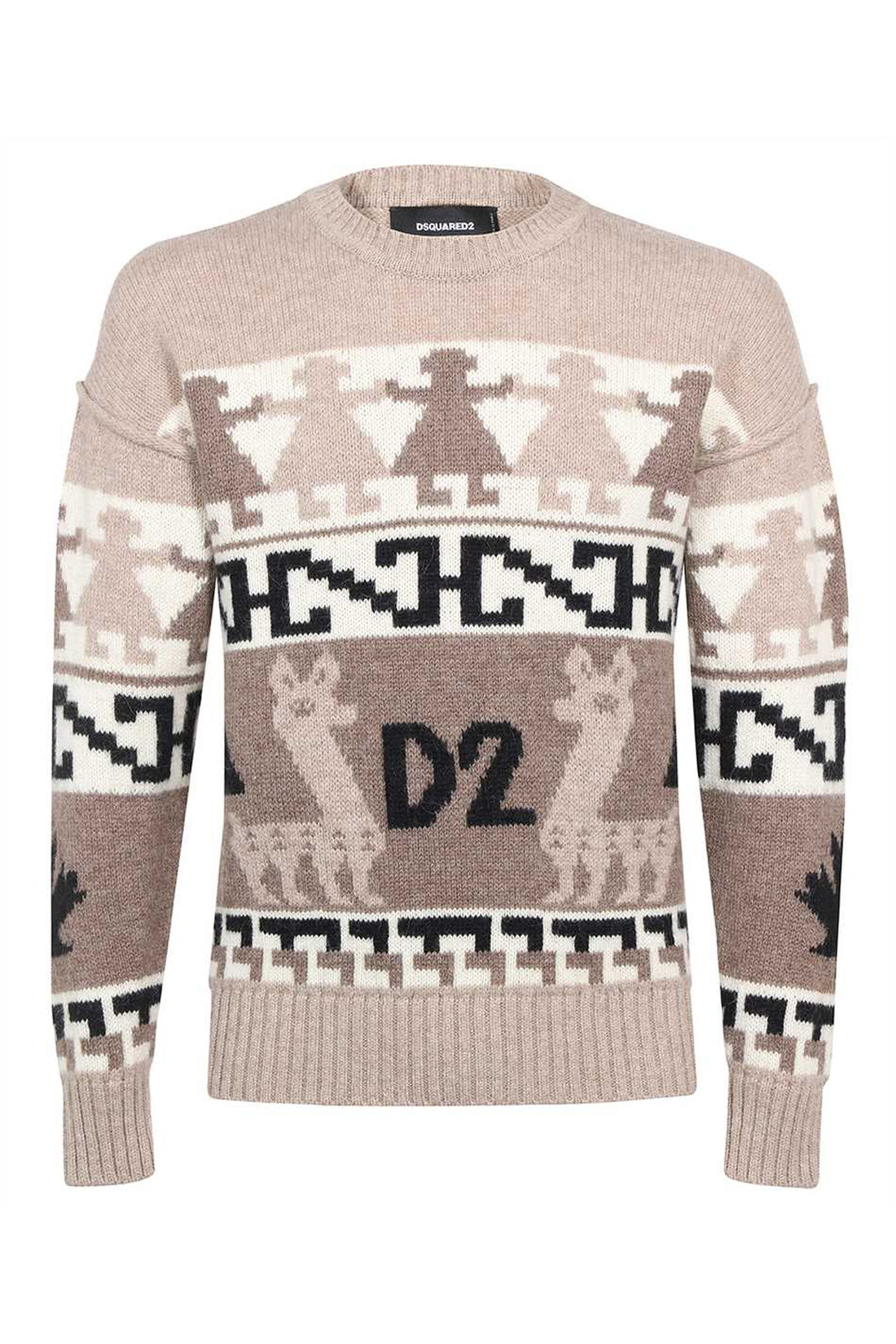 Dsquared2-OUTLET-SALE-Jacquard sweater-ARCHIVIST