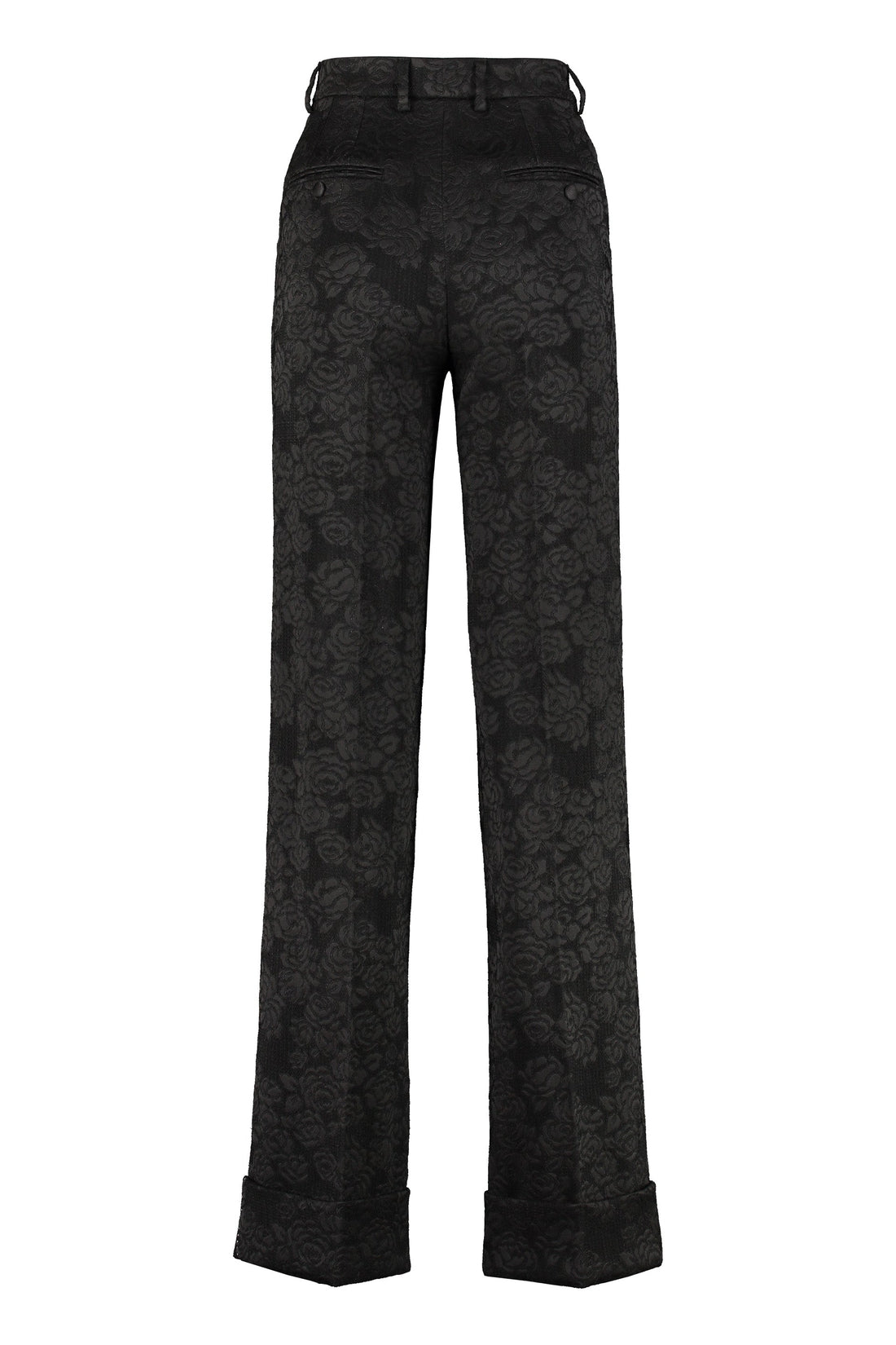 Dolce & Gabbana-OUTLET-SALE-Jacquard trousers-ARCHIVIST
