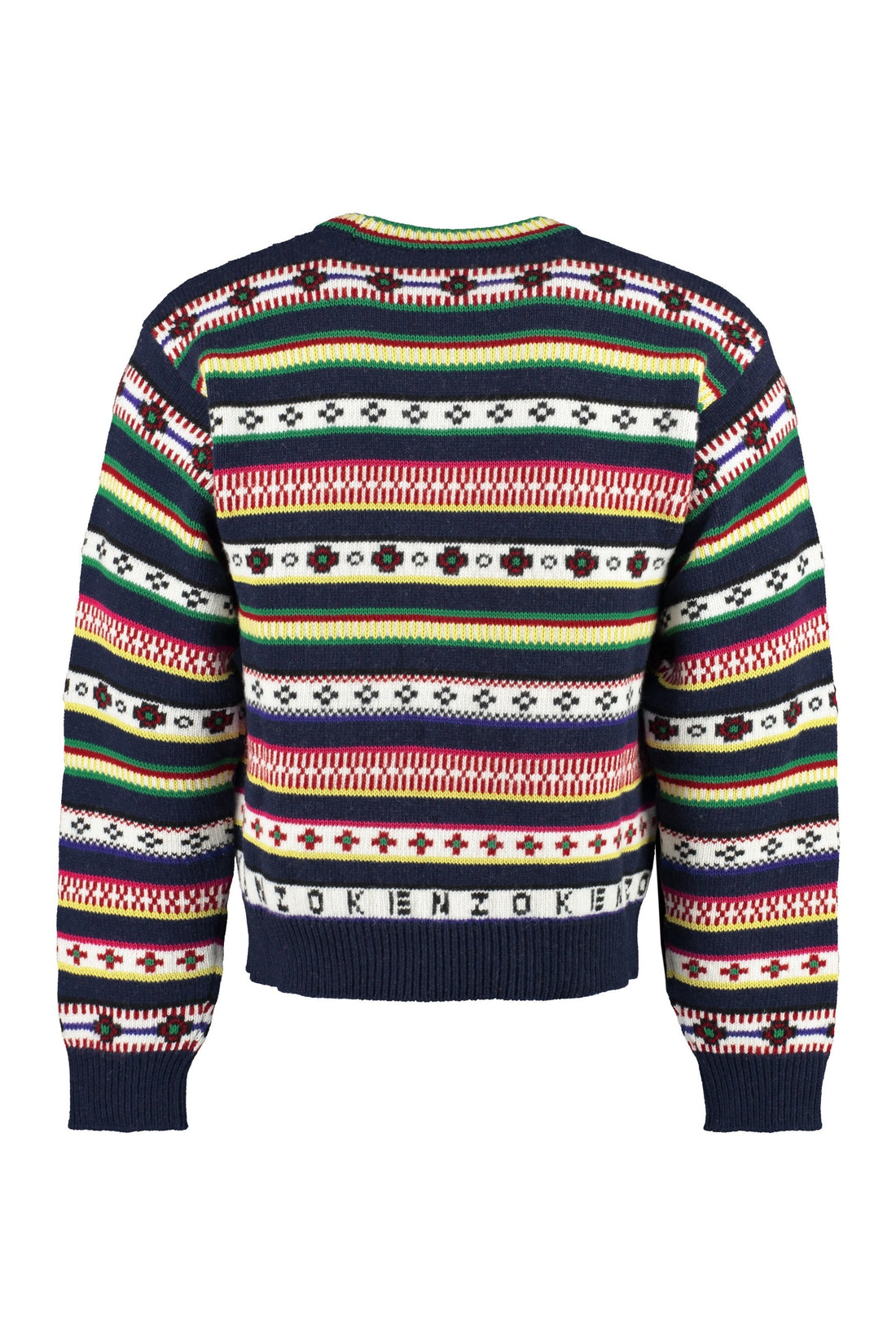 Kenzo-OUTLET-SALE-Jacquard wool sweater-ARCHIVIST
