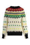 Moncler Grenoble-OUTLET-SALE-Jacquard wool sweater-ARCHIVIST