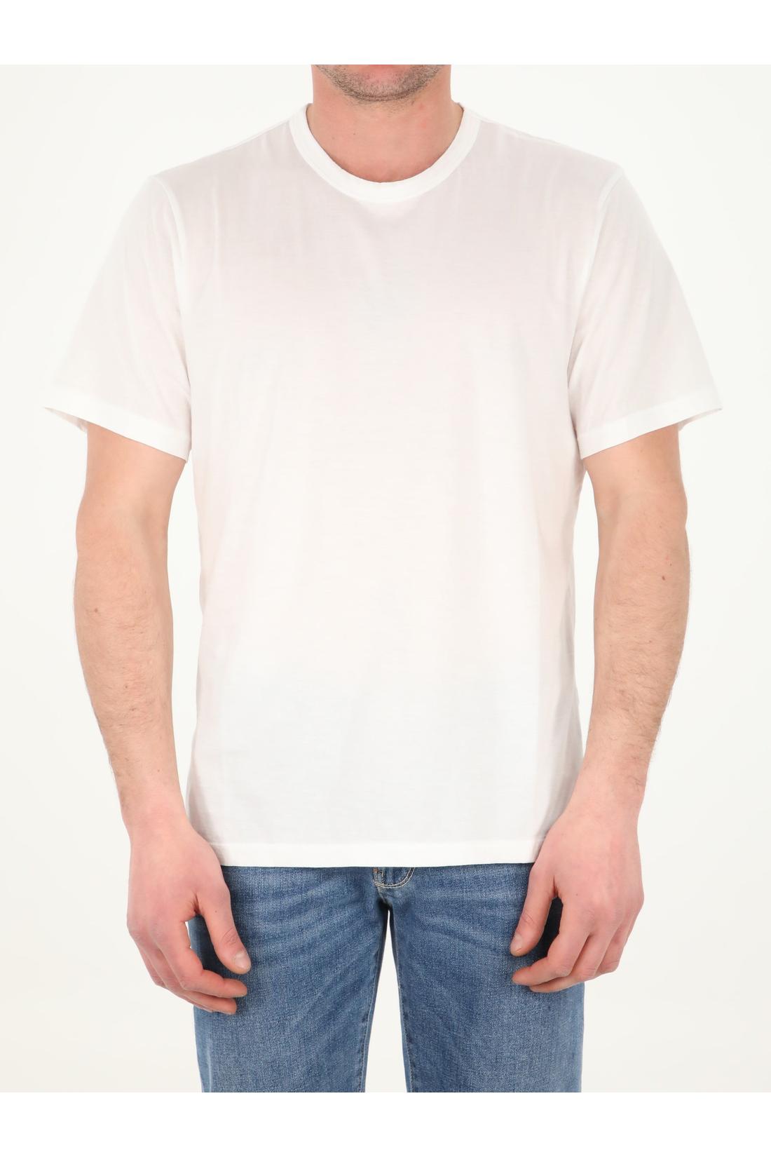 Japanese cotton t-shirt-Shirts-James perse-02-WEISS-ARCHIVIST