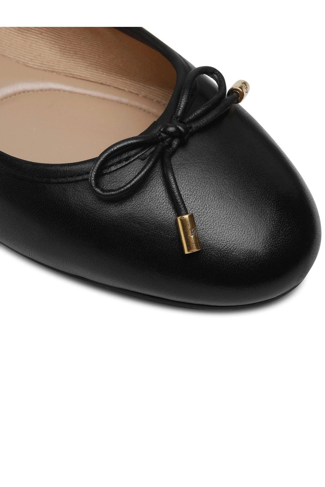 Ralph Lauren-OUTLET-SALE-Jayna Leather Flats Ballerinas-ARCHIVIST