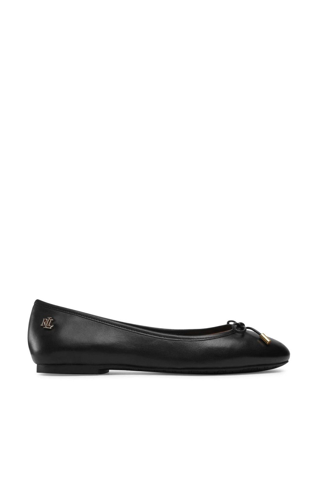 Ralph Lauren-OUTLET-SALE-Jayna Leather Flats Ballerinas-ARCHIVIST