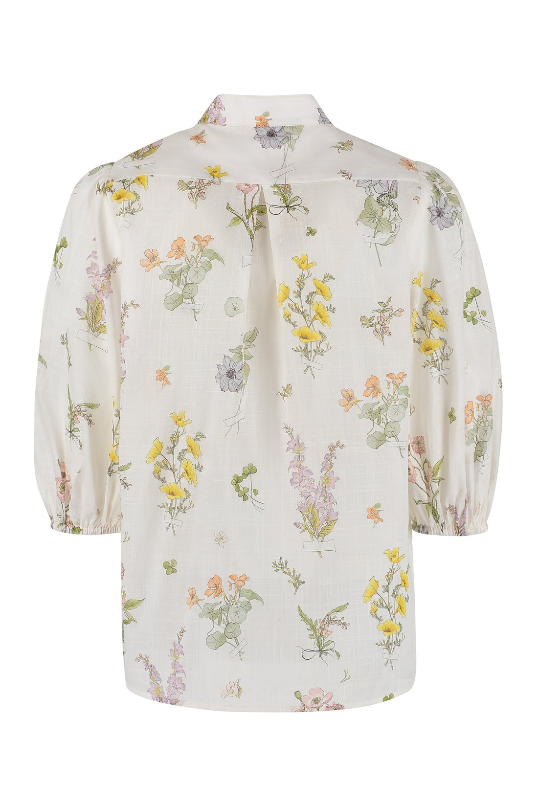 Zimmermann-OUTLET-SALE-Jeannie Printed cotton shirt-ARCHIVIST