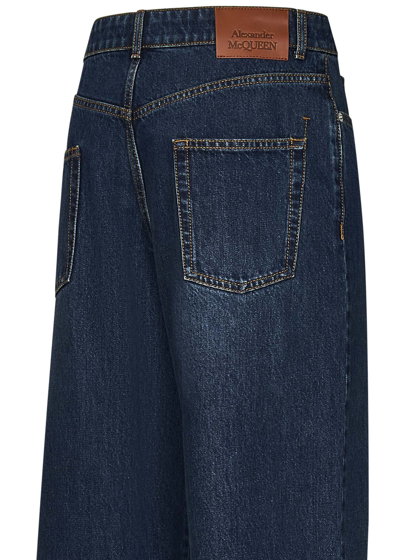 ALEXANDER MCQUEEN-OUTLET-SALE-Jeans BLAU-ARCHIVIST