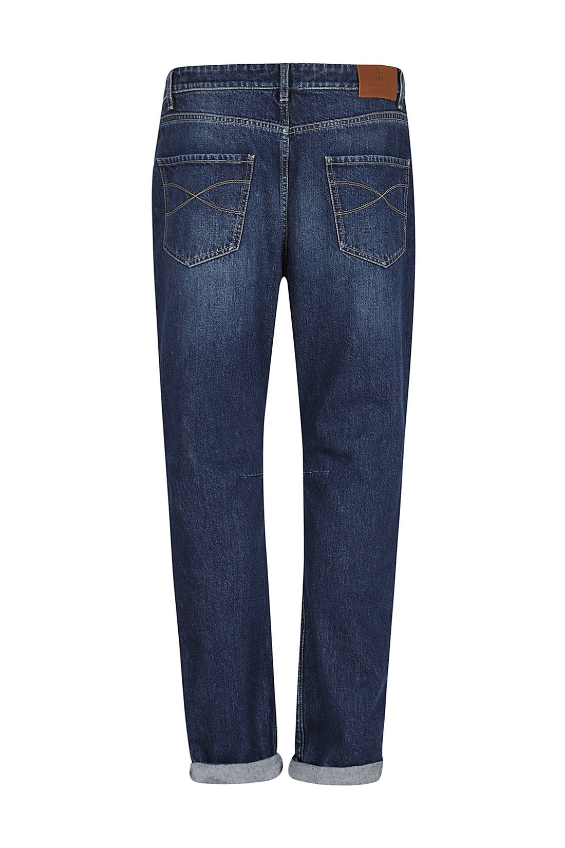 BRUNELLO CUCINELLI-OUTLET-SALE-Jeans BLAU-ARCHIVIST