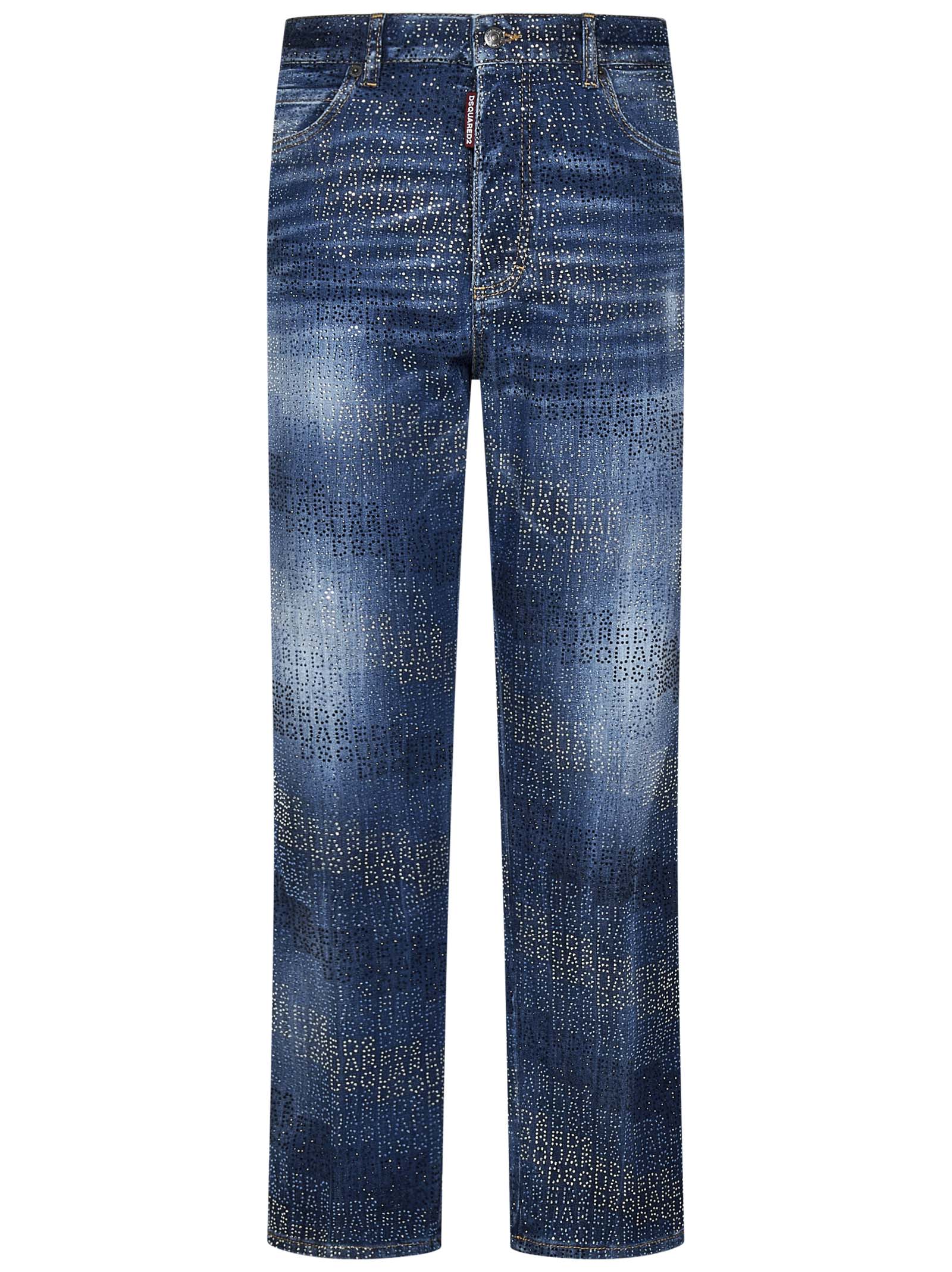 DSQUARED2-OUTLET-SALE-Jeans BLAU-ARCHIVIST