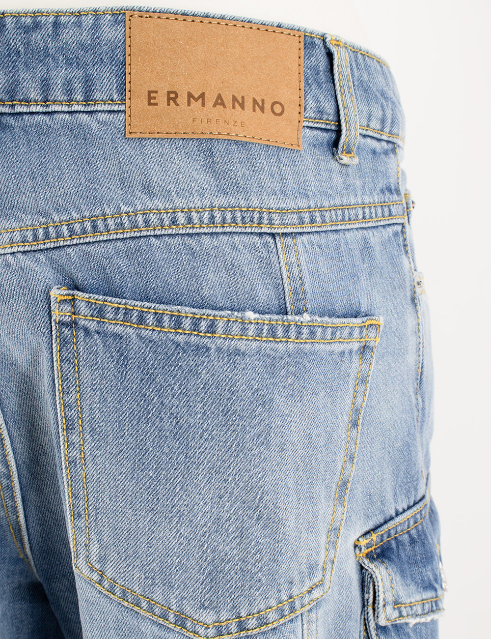 Ermanno Firenze-OUTLET-SALE-Jeans BLAU-ARCHIVIST