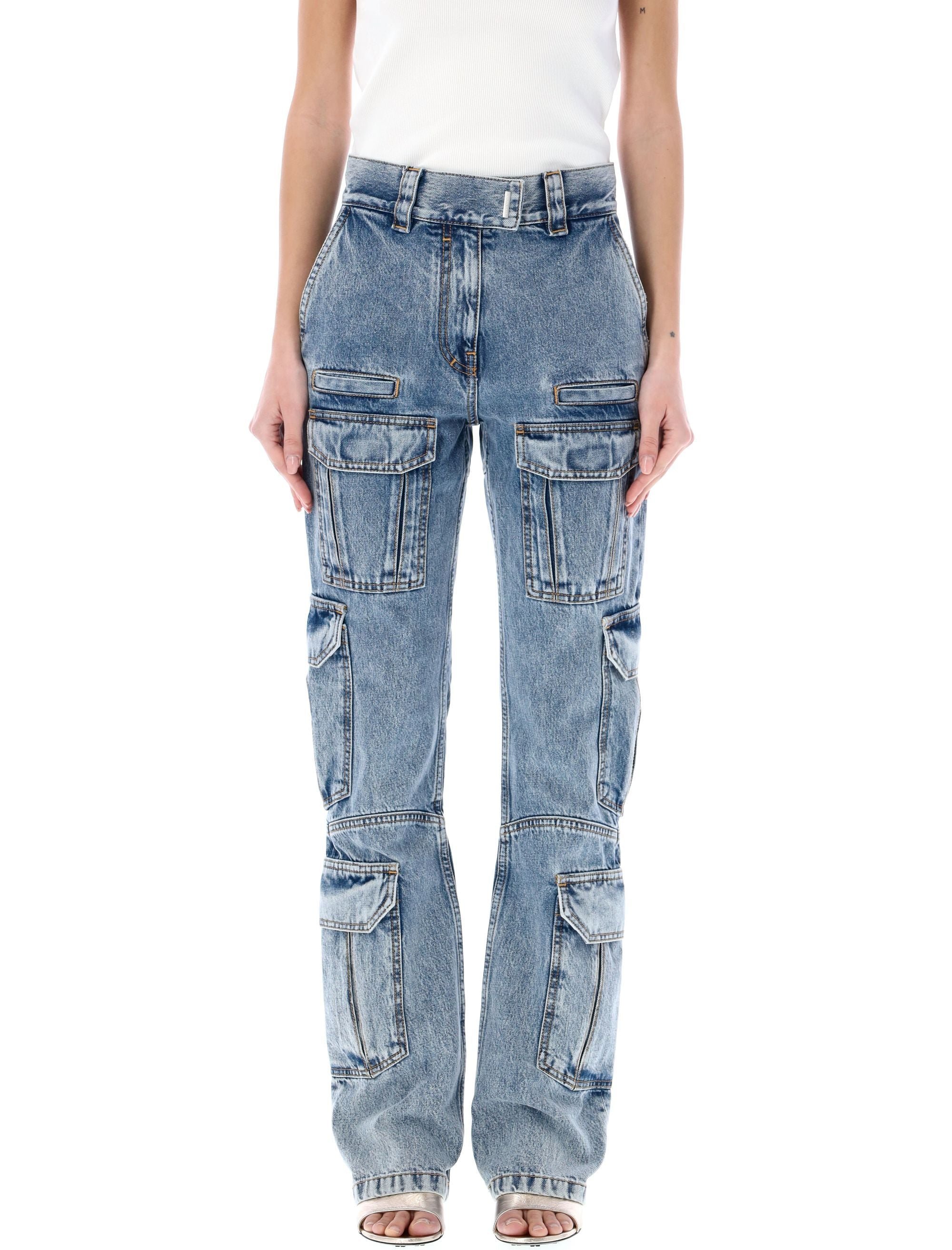 GIVENCHY-OUTLET-SALE-Jeans BLAU-ARCHIVIST