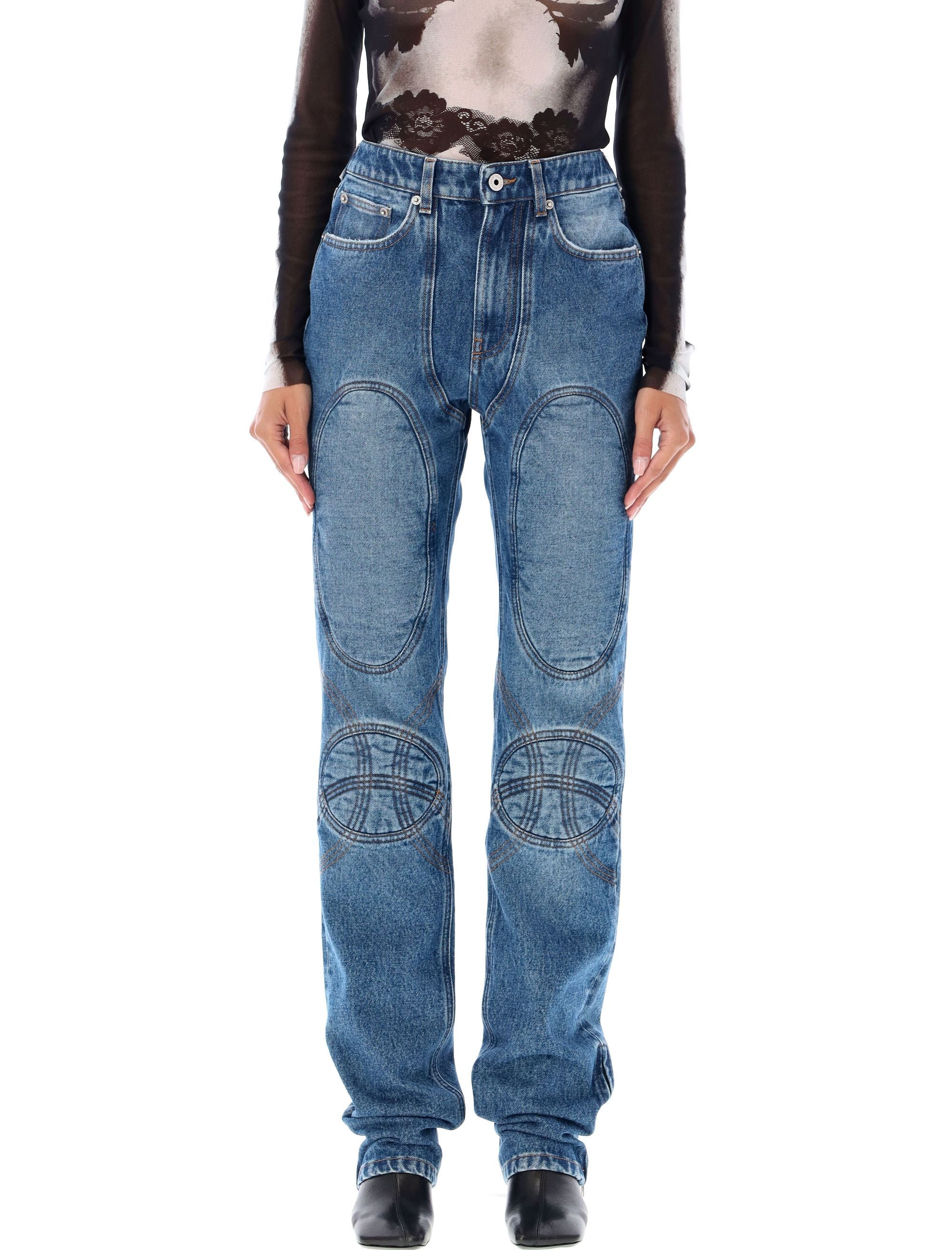 JEAN PAUL GAULTIER-OUTLET-SALE-Jeans BLAU-ARCHIVIST