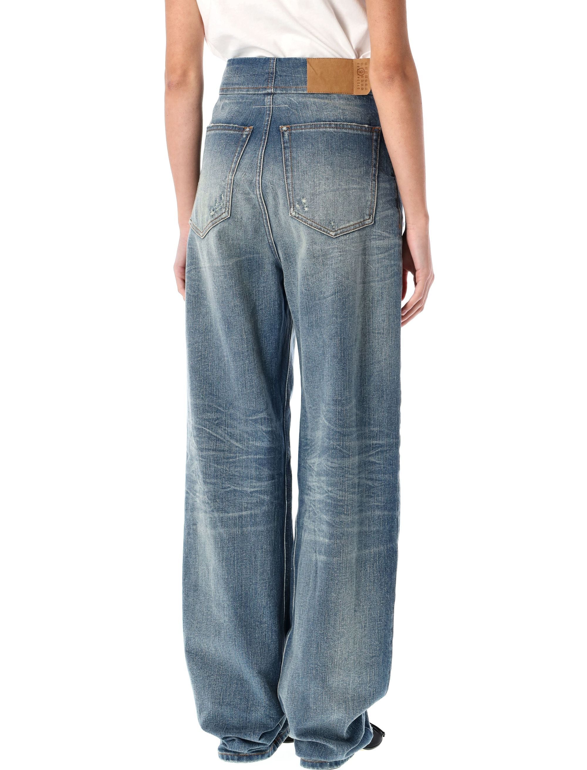 Mm6 Maison Margiela-OUTLET-SALE-Jeans BLAU-ARCHIVIST