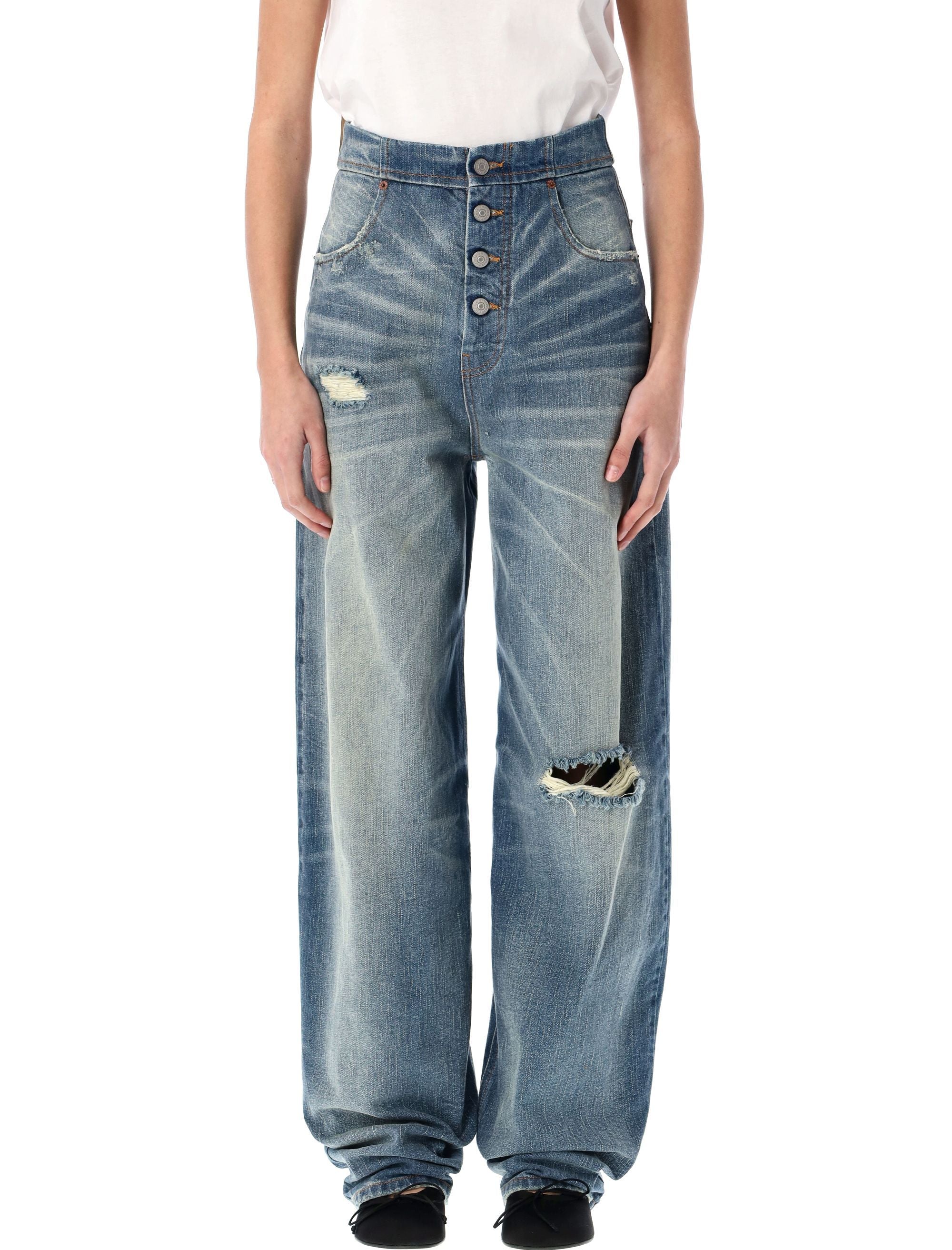 Mm6 Maison Margiela-OUTLET-SALE-Jeans BLAU-ARCHIVIST