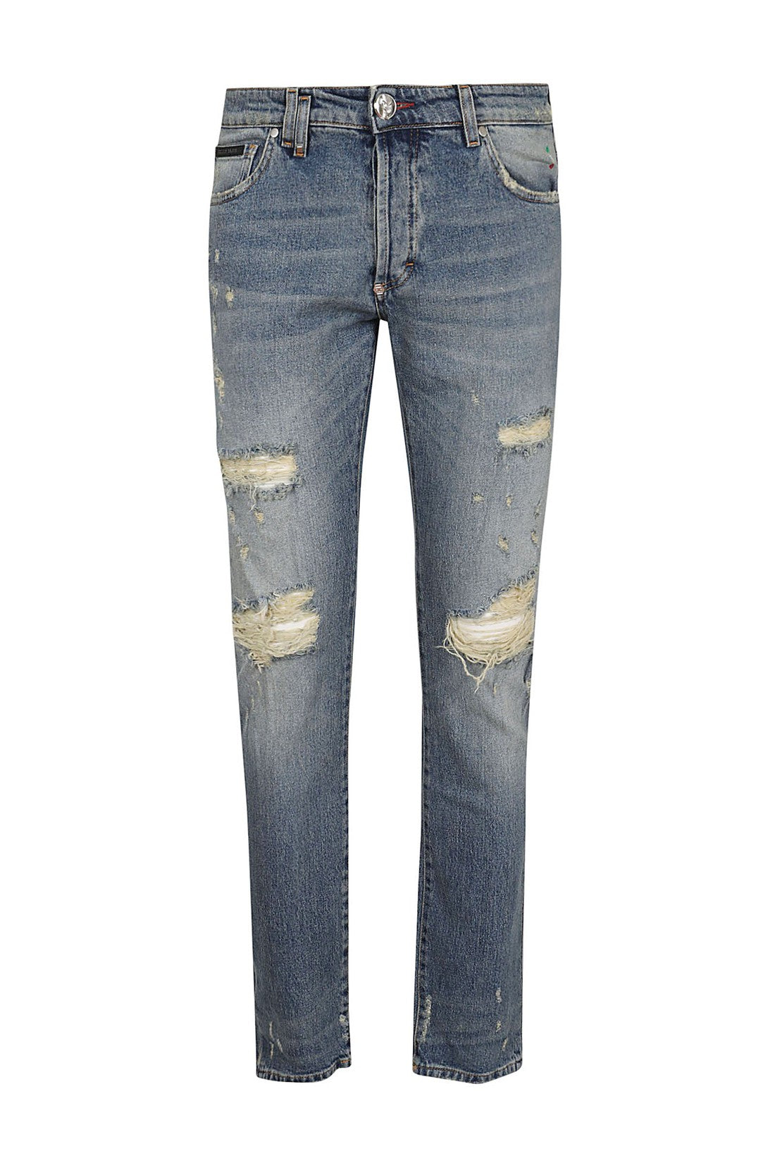 Philipp Plein-OUTLET-SALE-Jeans BLAU-ARCHIVIST