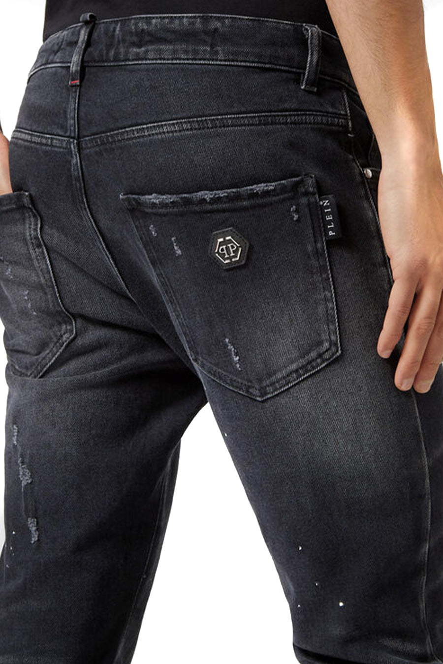 Philipp Plein-OUTLET-SALE-Jeans BLAU-ARCHIVIST