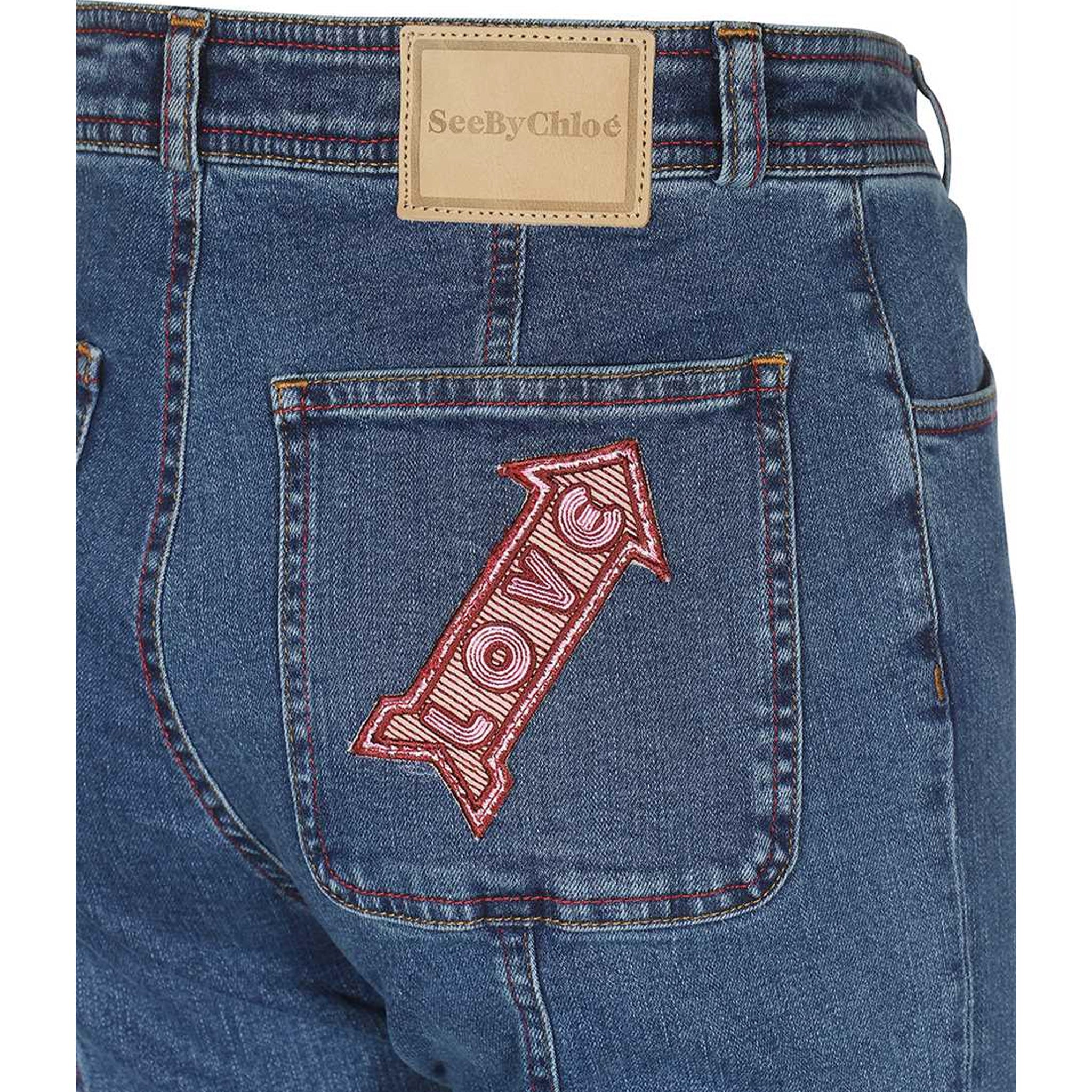 SEE BY CHLOE-OUTLET-SALE-Jeans BLAU-ARCHIVIST