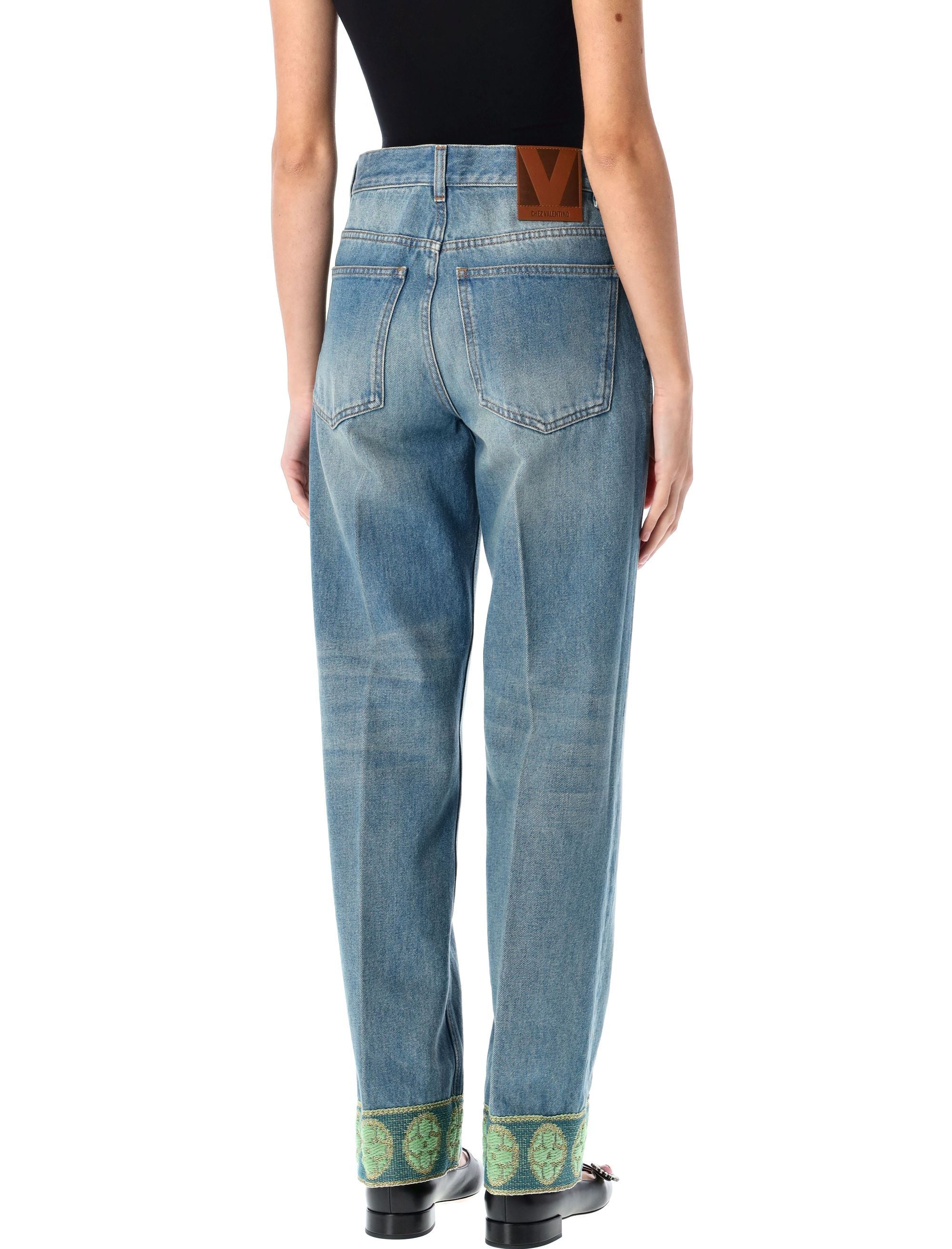 Valentino Garavani-OUTLET-SALE-Jeans BLAU-ARCHIVIST