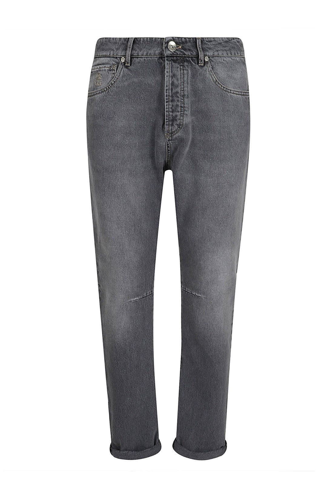 BRUNELLO CUCINELLI-OUTLET-SALE-Jeans GRAU-ARCHIVIST