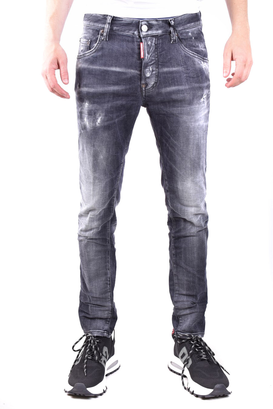 DSQUARED2-OUTLET-SALE-Jeans SCHWARZ-ARCHIVIST