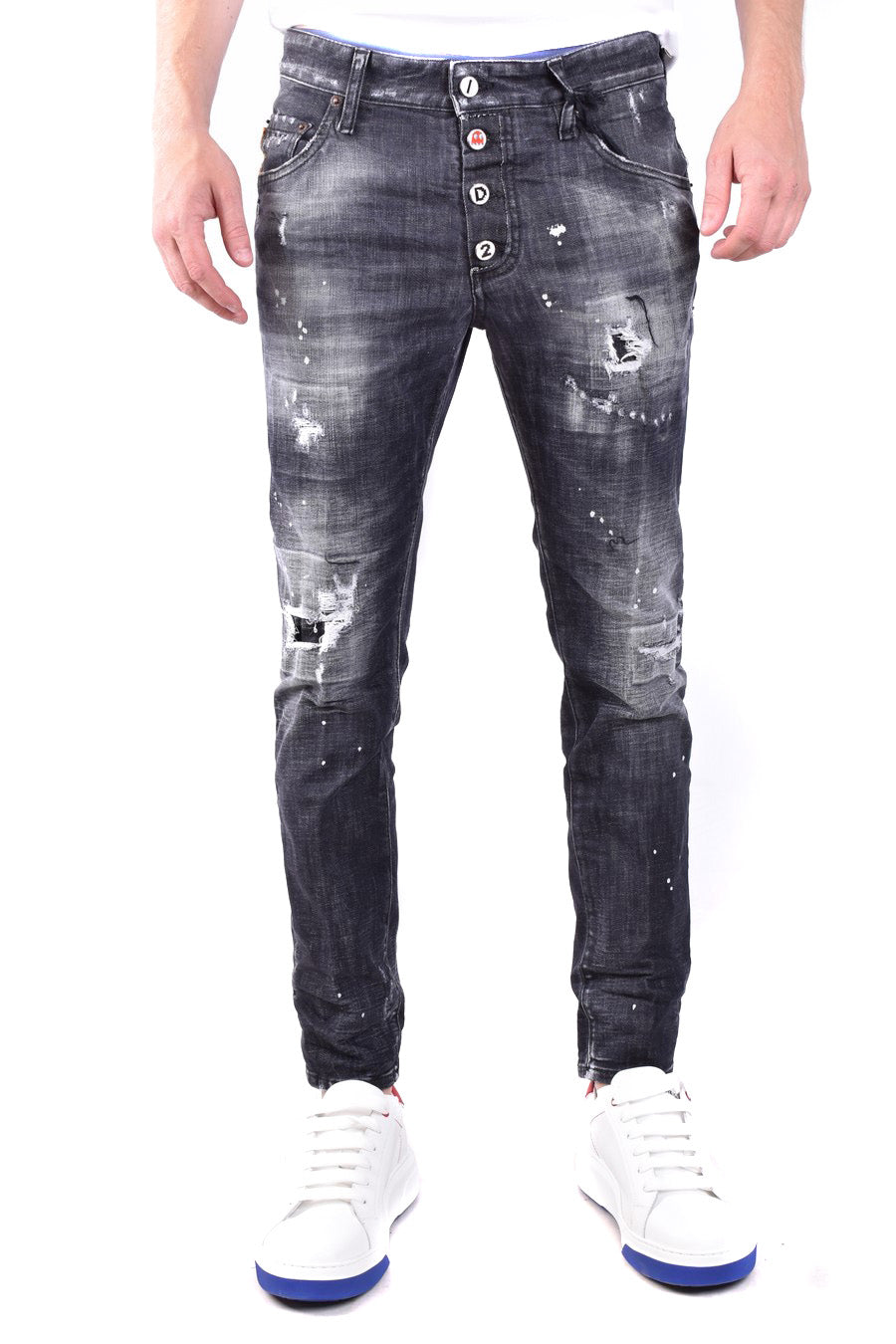 DSQUARED2-OUTLET-SALE-Jeans SCHWARZ-ARCHIVIST