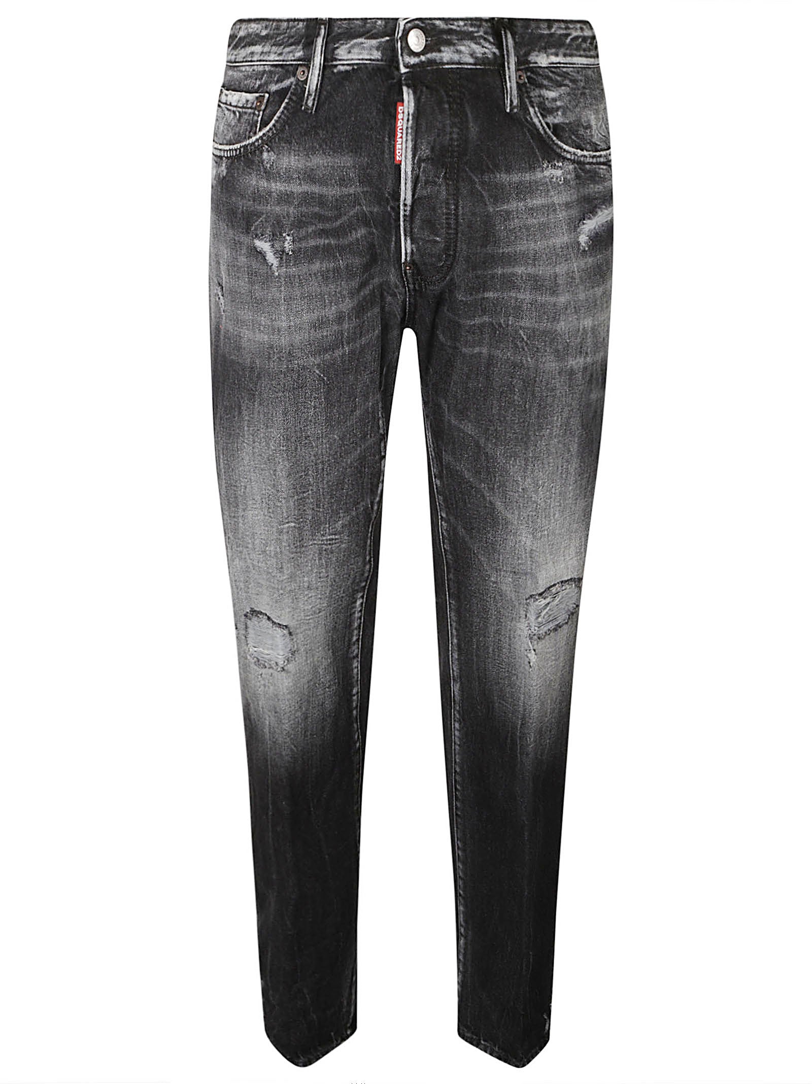 DSQUARED2-OUTLET-SALE-Jeans SCHWARZ-ARCHIVIST