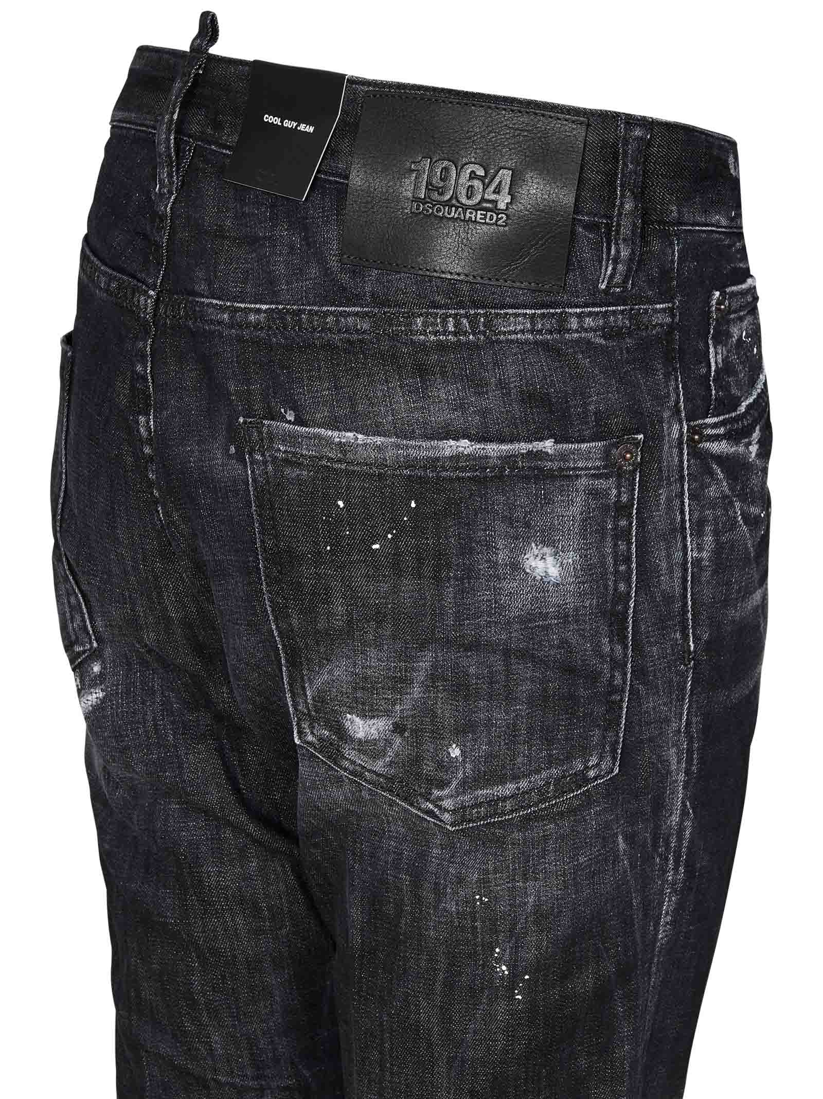 DSQUARED2-OUTLET-SALE-Jeans SCHWARZ-ARCHIVIST