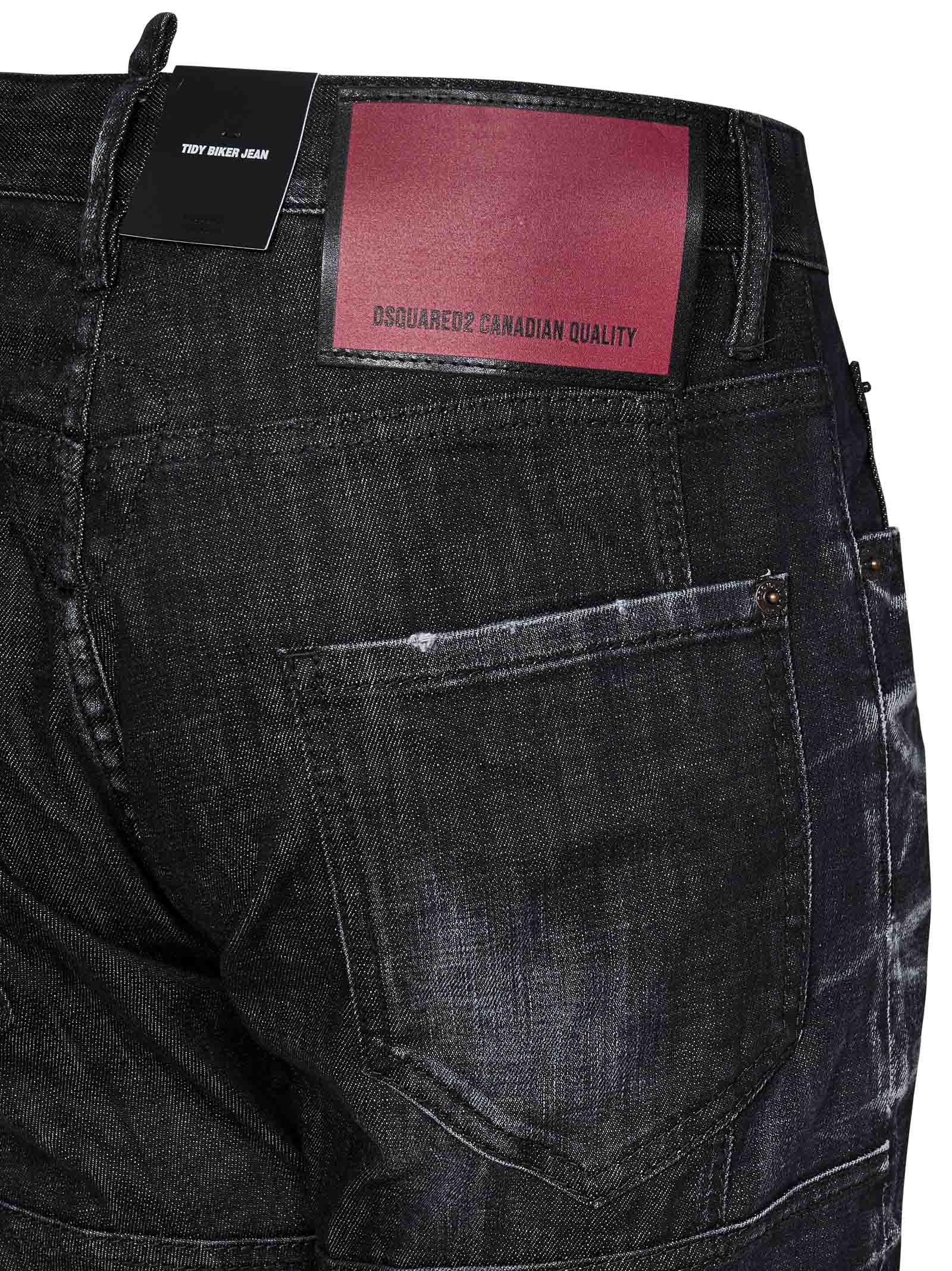 DSQUARED2-OUTLET-SALE-Jeans SCHWARZ-ARCHIVIST