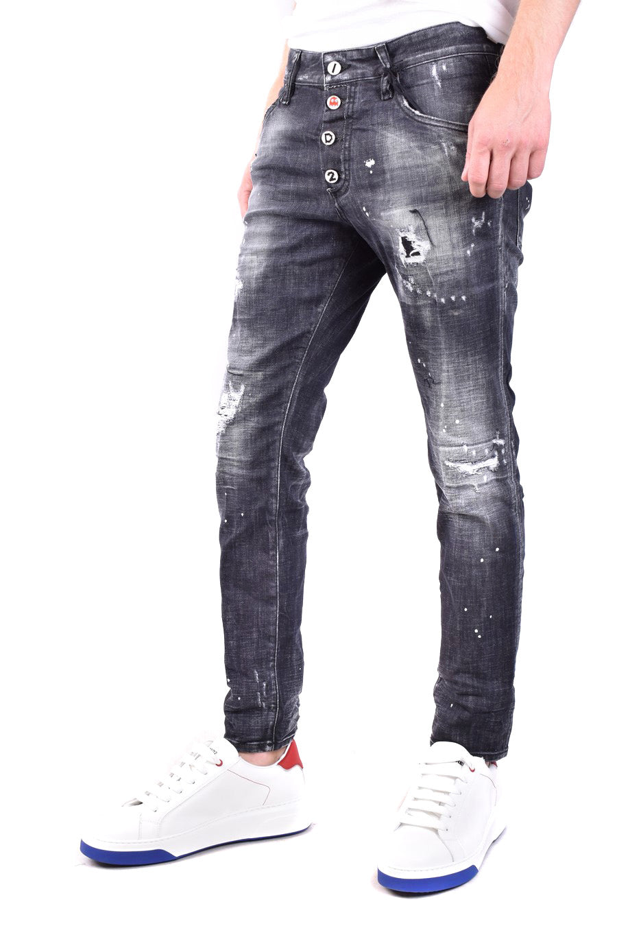 DSQUARED2-OUTLET-SALE-Jeans SCHWARZ-ARCHIVIST