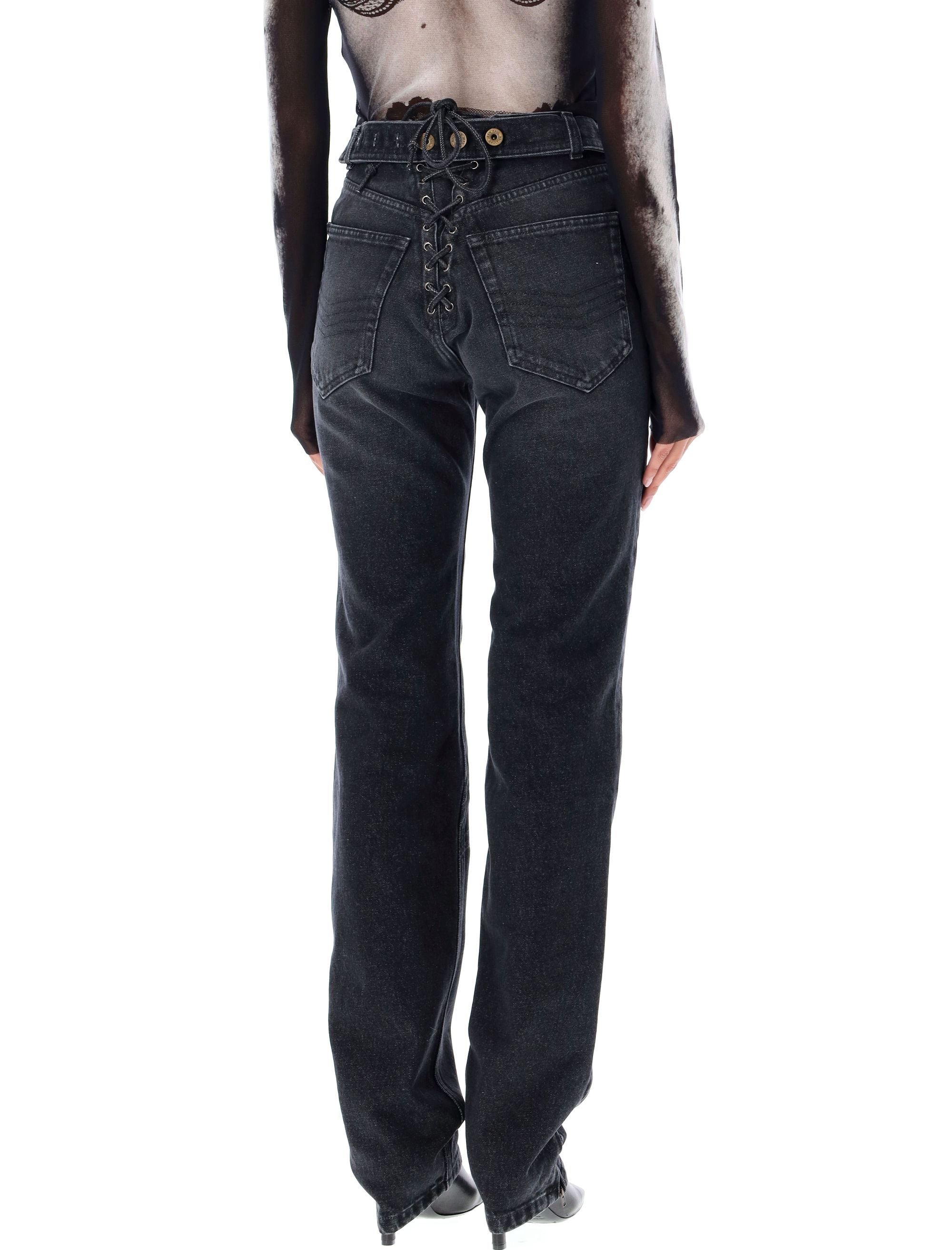 JEAN PAUL GAULTIER-OUTLET-SALE-Jeans SCHWARZ-ARCHIVIST