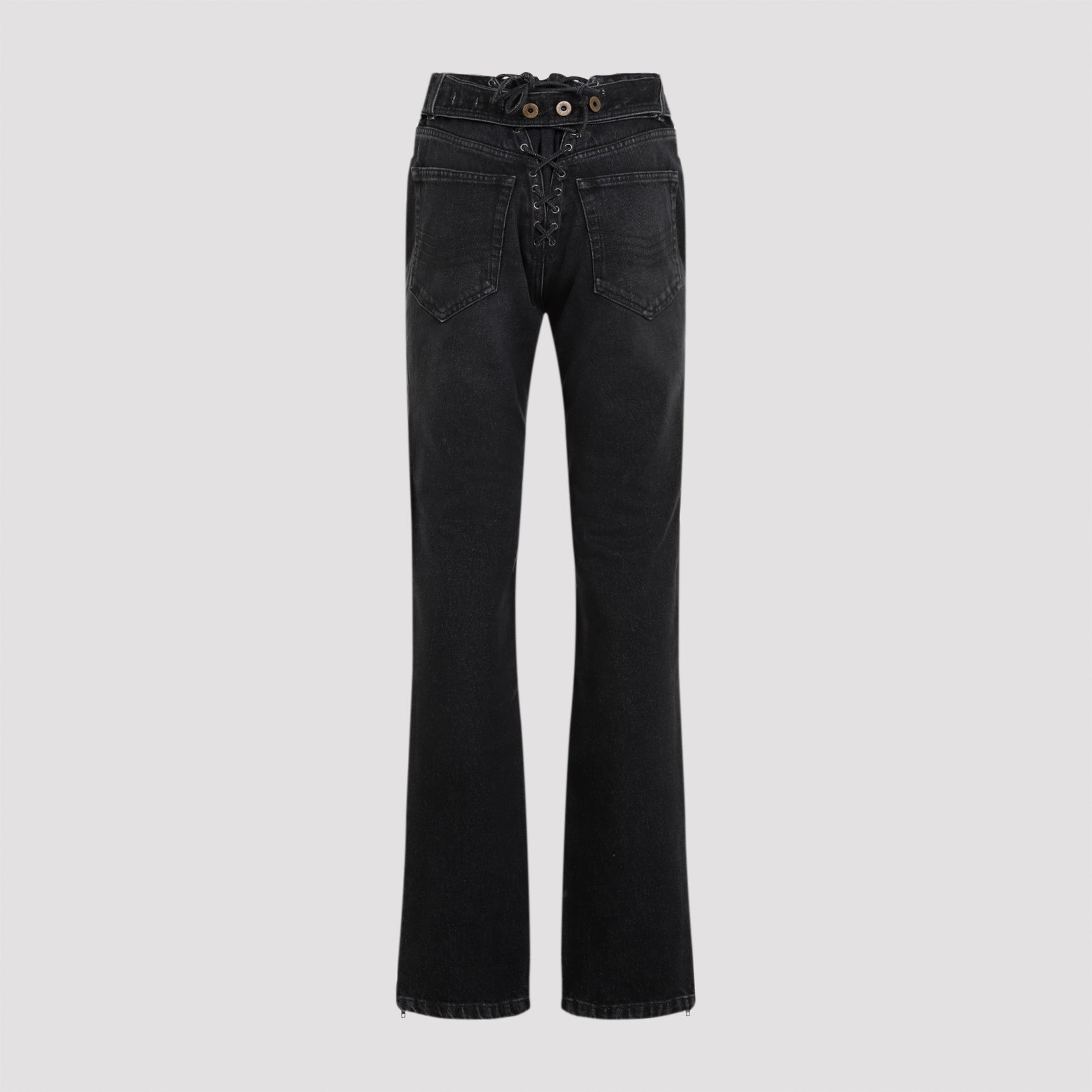 JEAN PAUL GAULTIER-OUTLET-SALE-Jeans SCHWARZ-ARCHIVIST