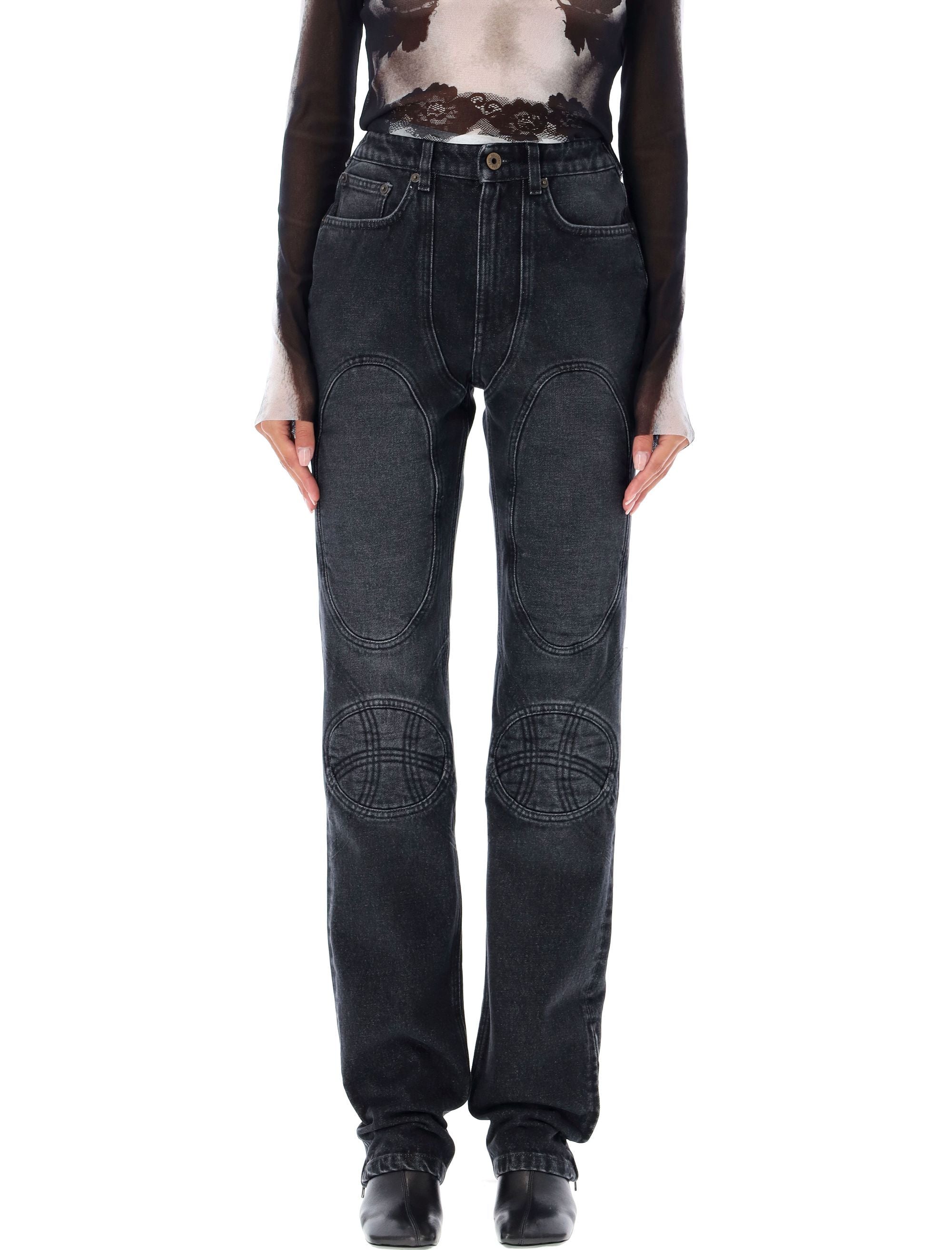 JEAN PAUL GAULTIER-OUTLET-SALE-Jeans SCHWARZ-ARCHIVIST