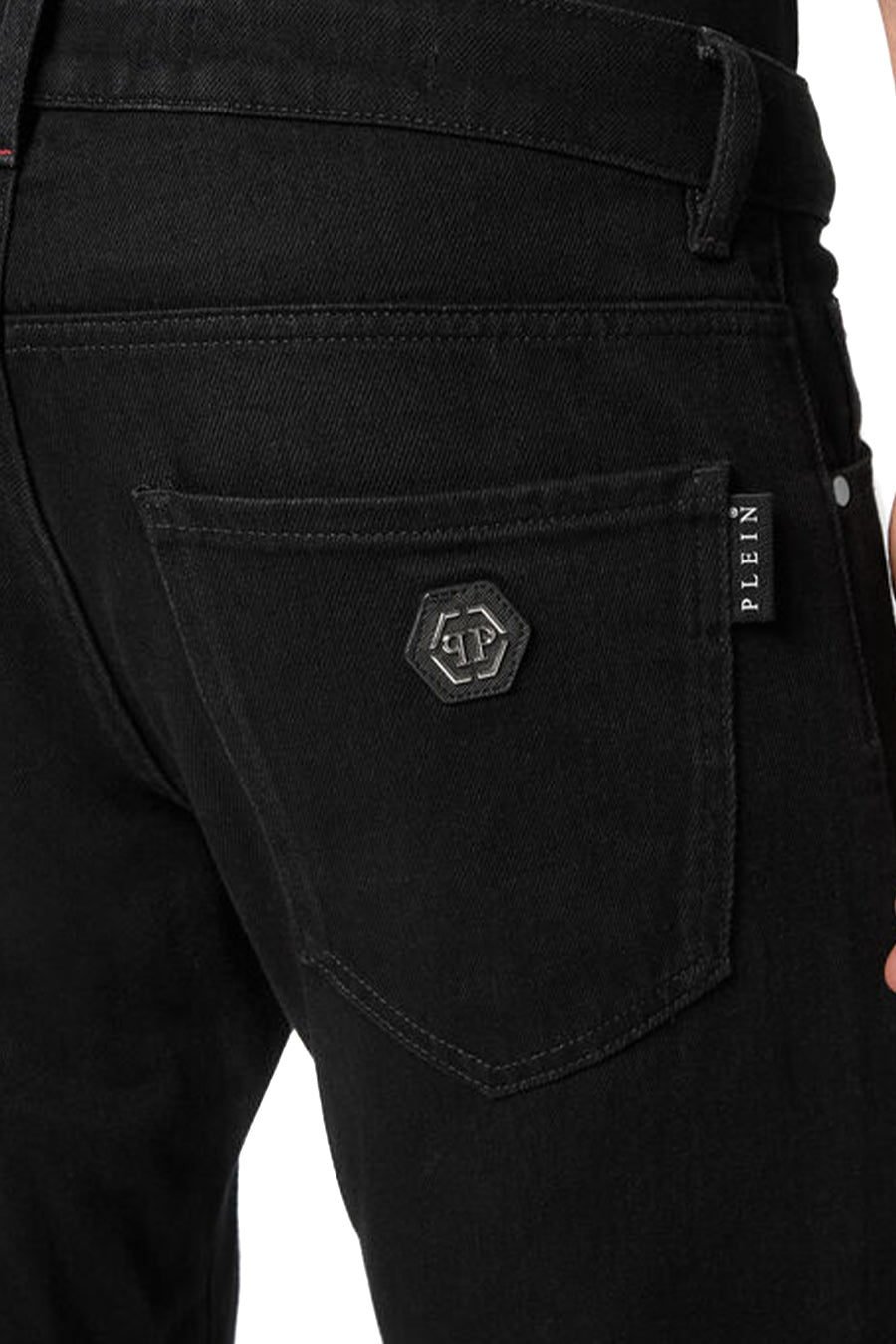 PHILIPP PLEIN-OUTLET-SALE-Jeans SCHWARZ-ARCHIVIST