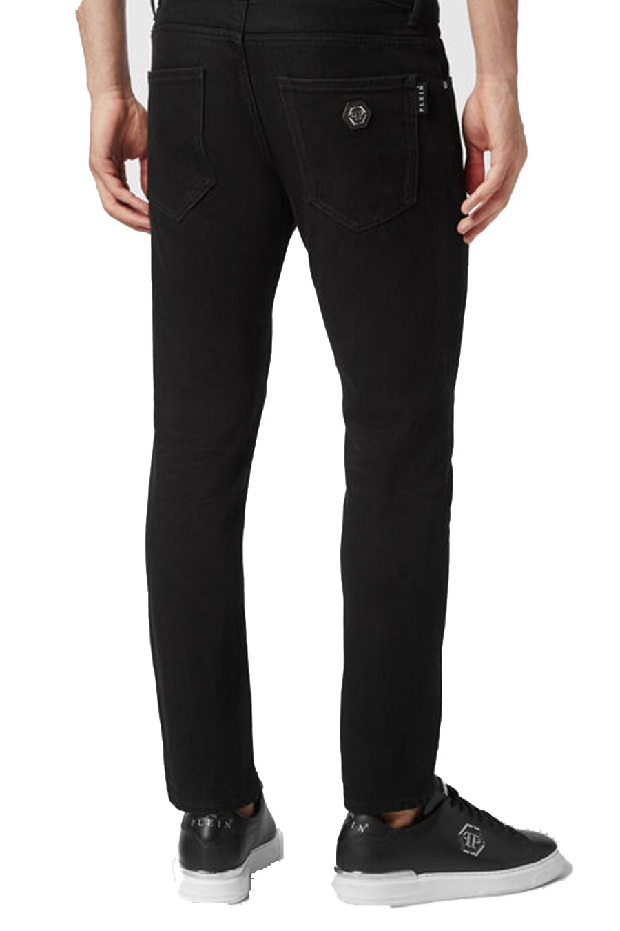 PHILIPP PLEIN-OUTLET-SALE-Jeans SCHWARZ-ARCHIVIST