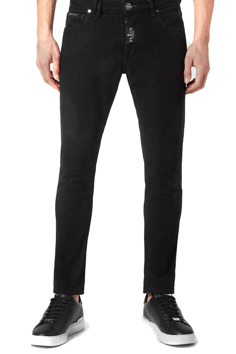 PHILIPP PLEIN-OUTLET-SALE-Jeans SCHWARZ-ARCHIVIST