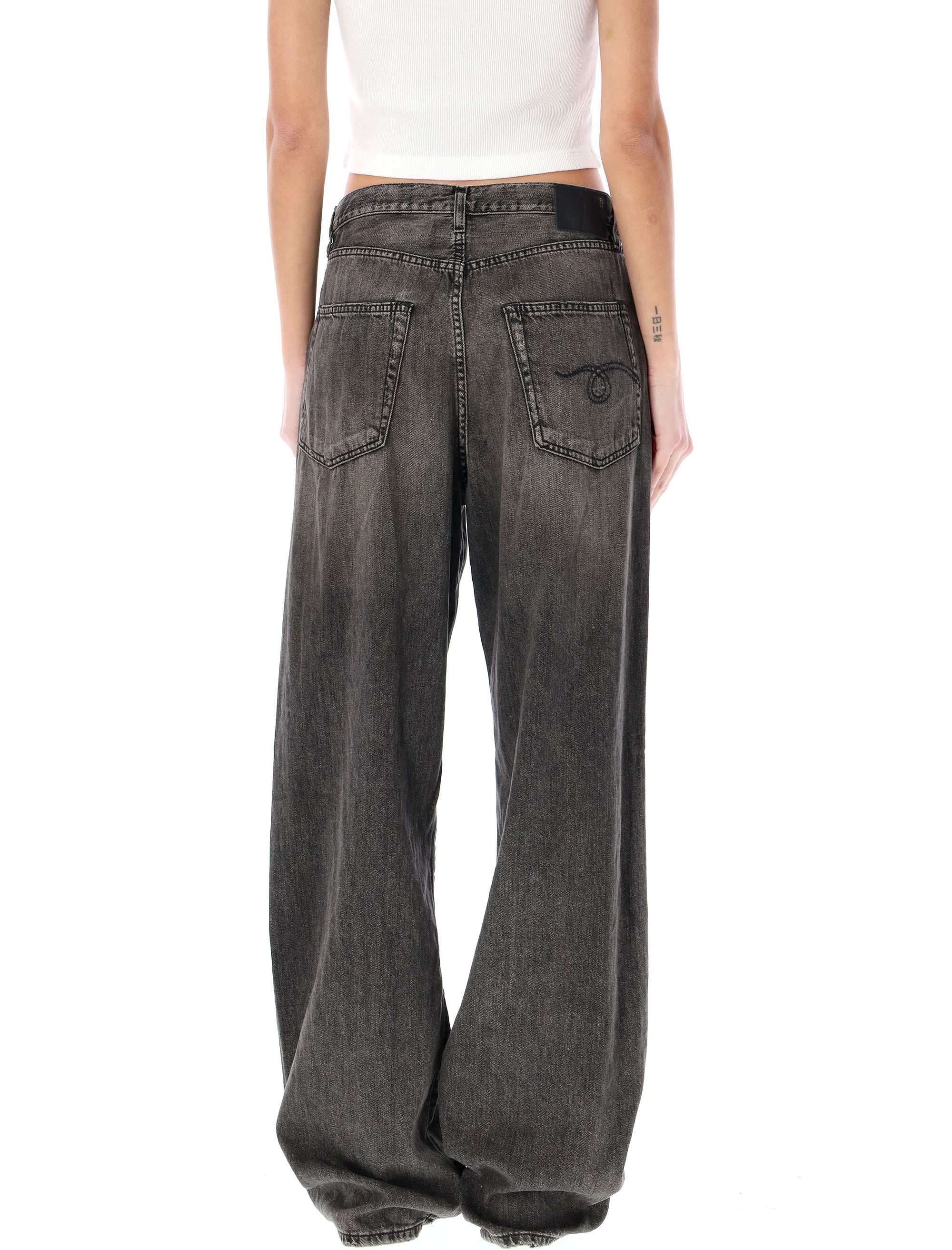 R13-OUTLET-SALE-Jeans SCHWARZ-ARCHIVIST