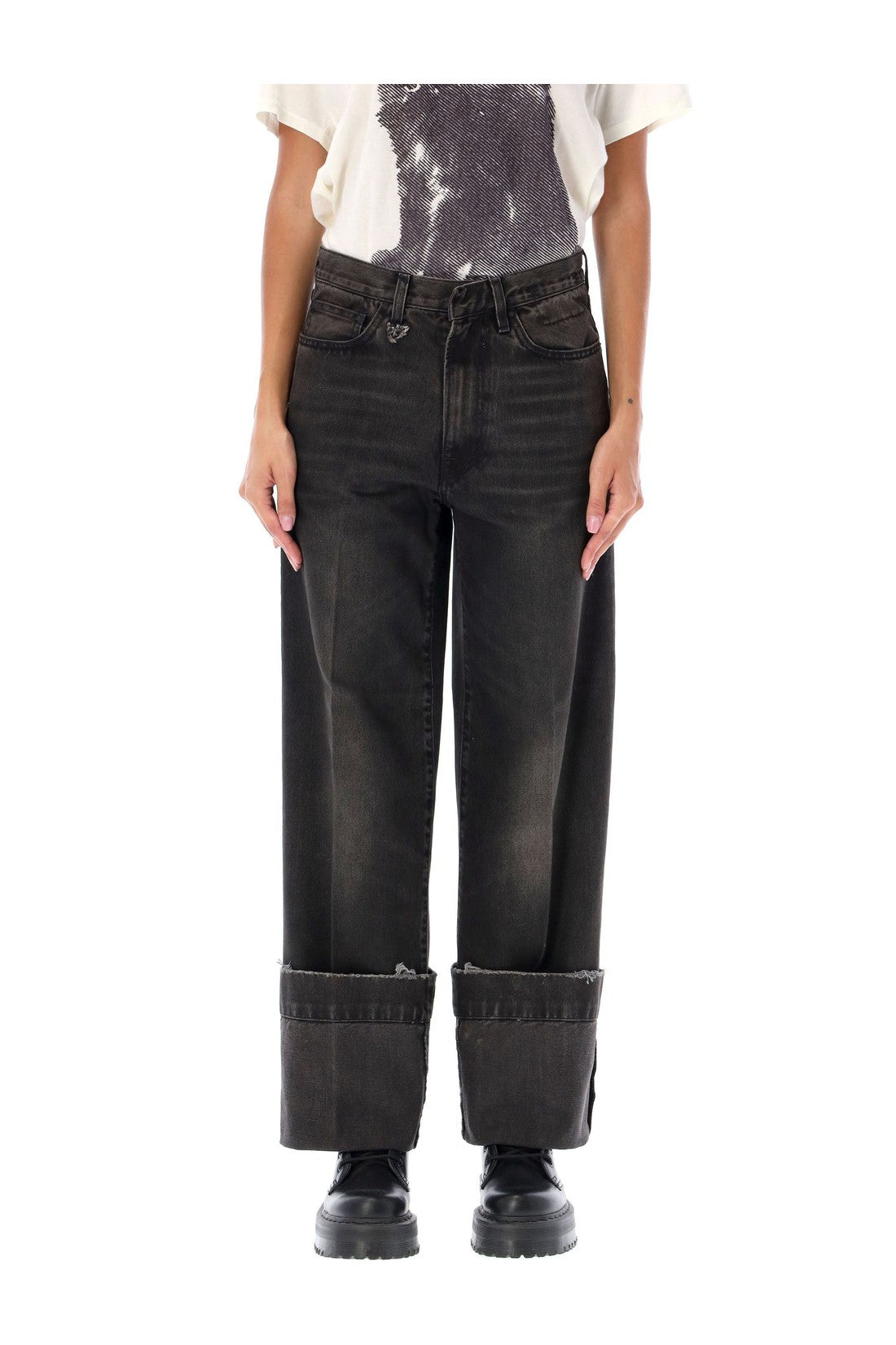 R13-OUTLET-SALE-Jeans SCHWARZ-ARCHIVIST