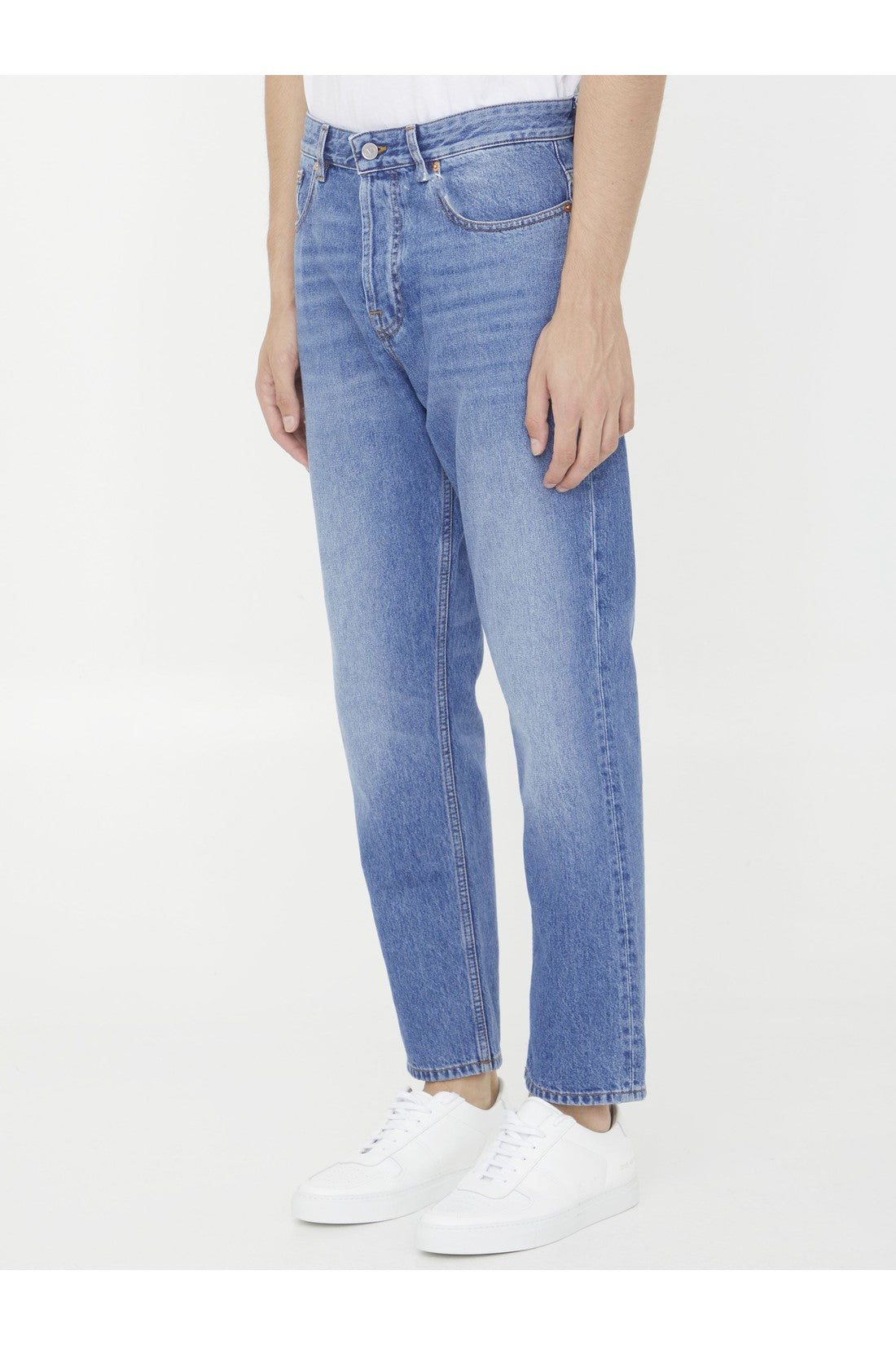 Valentino Garavani-OUTLET-SALE-Jeans with VLogo Signature-ARCHIVIST