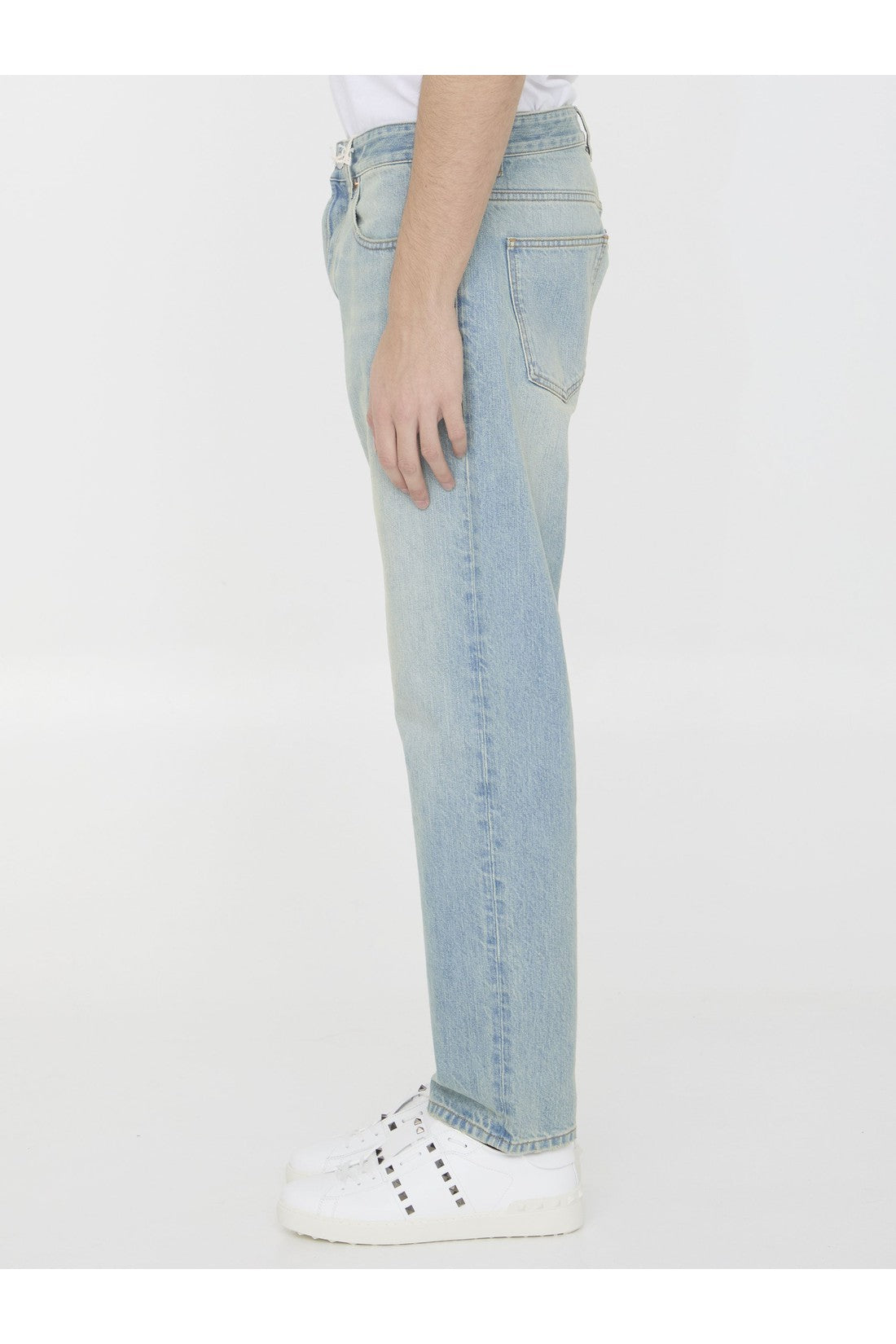 VALENTINO GARAVANI-OUTLET-SALE-Jeans with VLogo Signature-ARCHIVIST