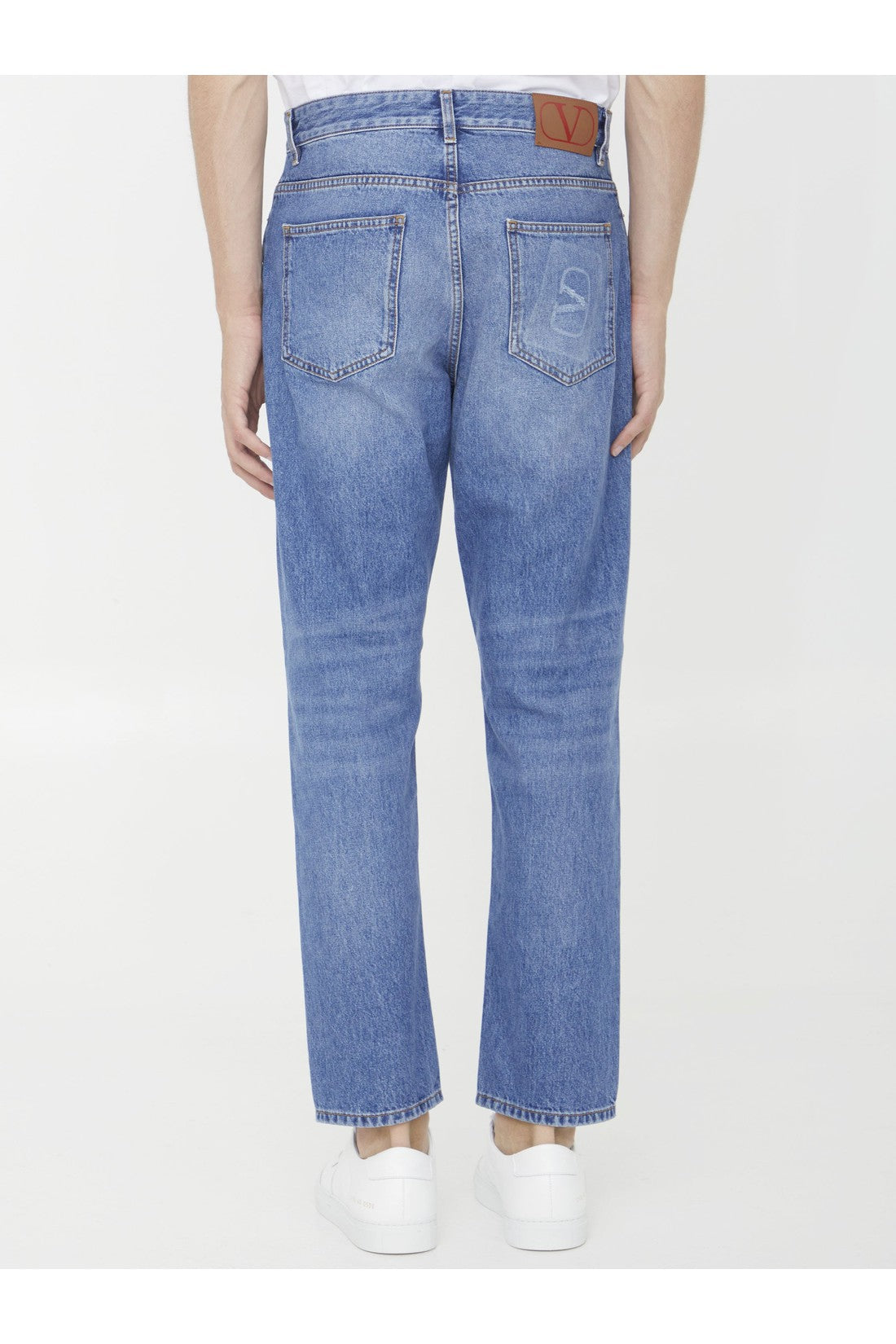 Valentino Garavani-OUTLET-SALE-Jeans with VLogo Signature-ARCHIVIST