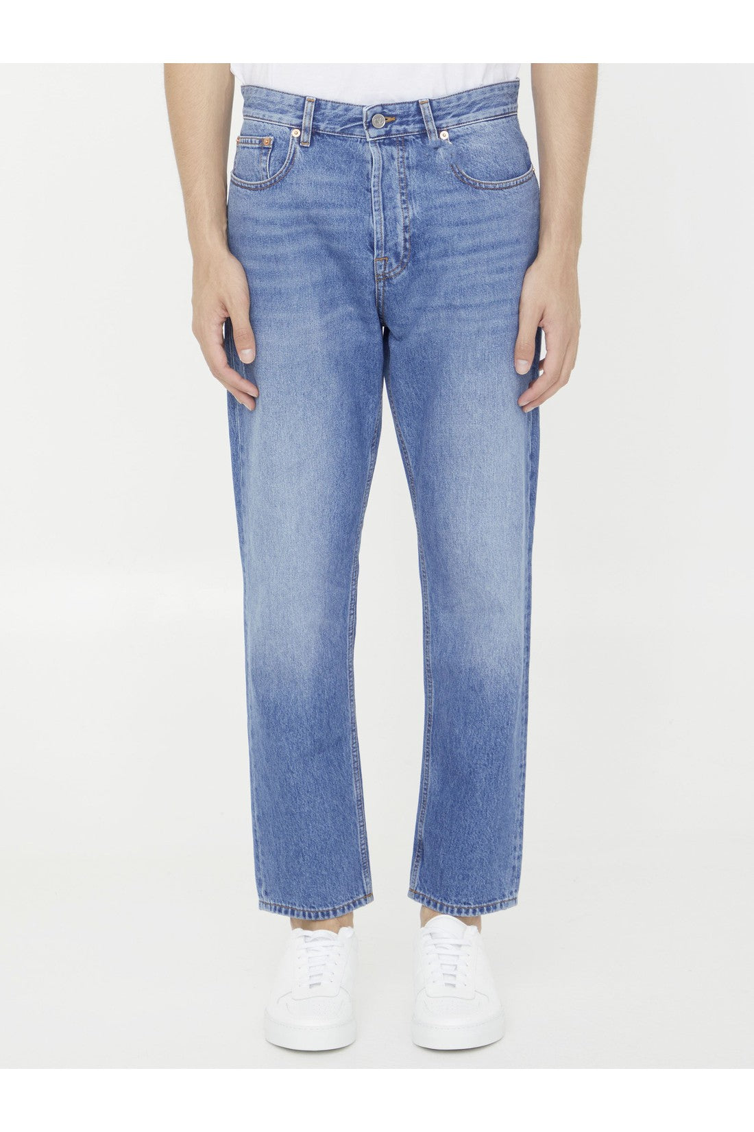 Valentino Garavani-OUTLET-SALE-Jeans with VLogo Signature-ARCHIVIST