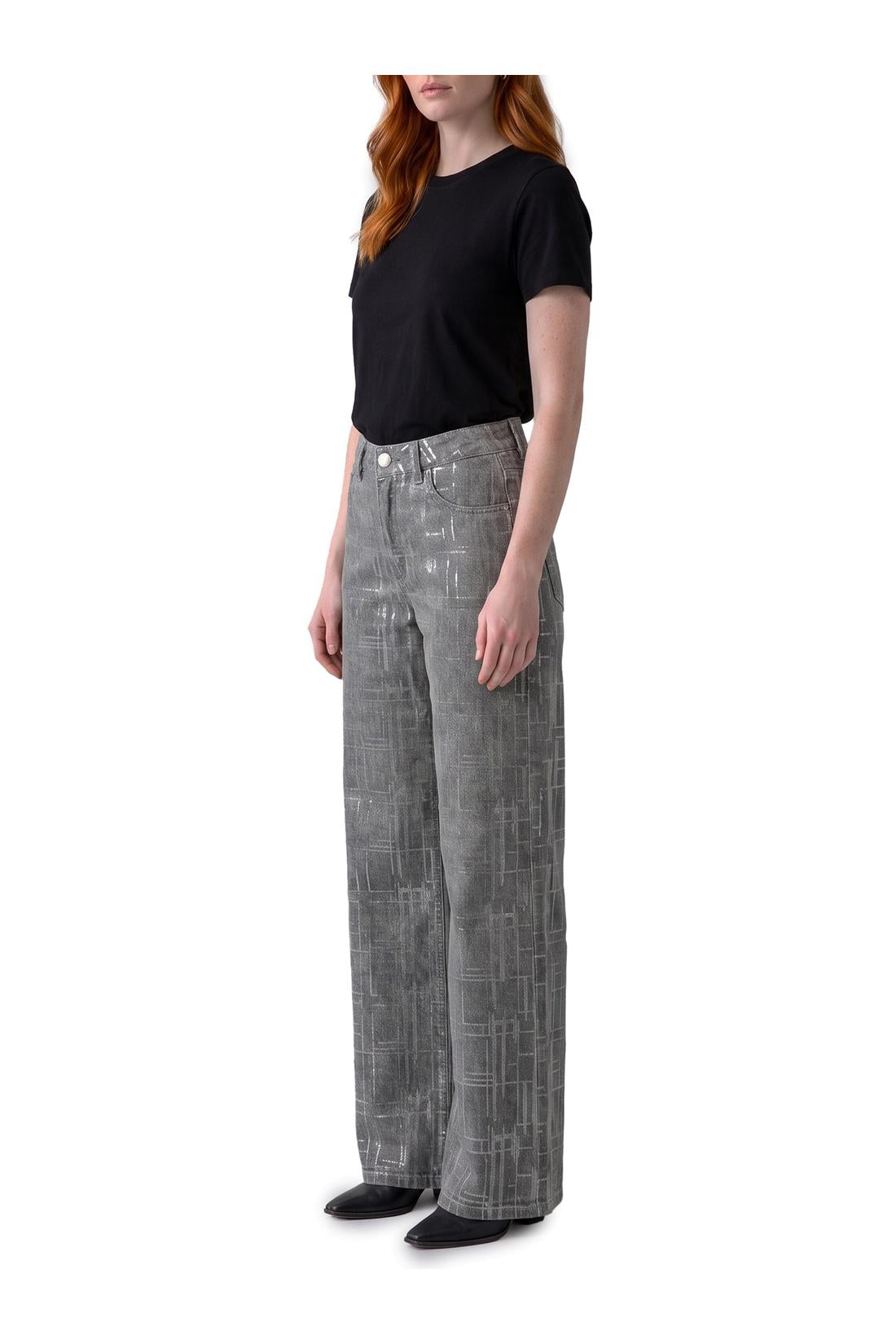 Federica Tosi-OUTLET-SALE-Jeans with sequin embroidery-ARCHIVIST