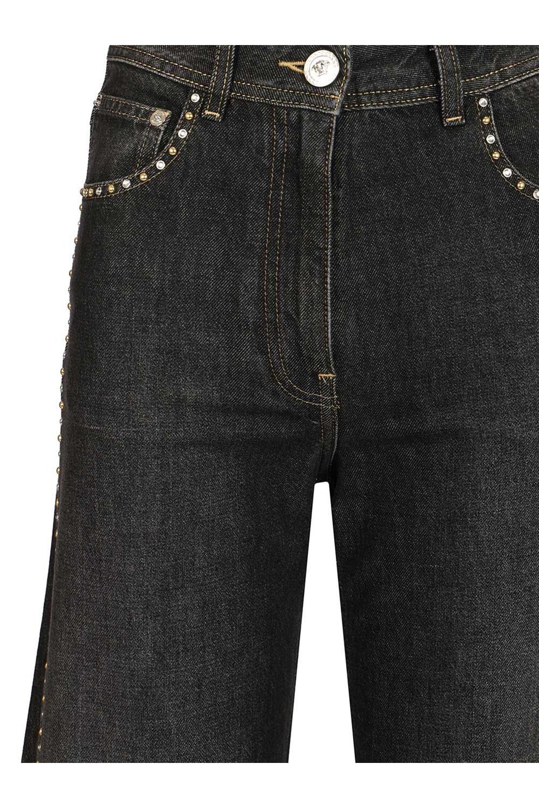 Versace-OUTLET-SALE-Jeans with studs-ARCHIVIST