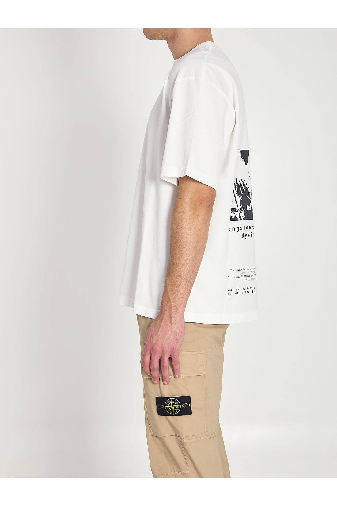 Stone Island-OUTLET-SALE-Jersey cotton T-shirt-ARCHIVIST