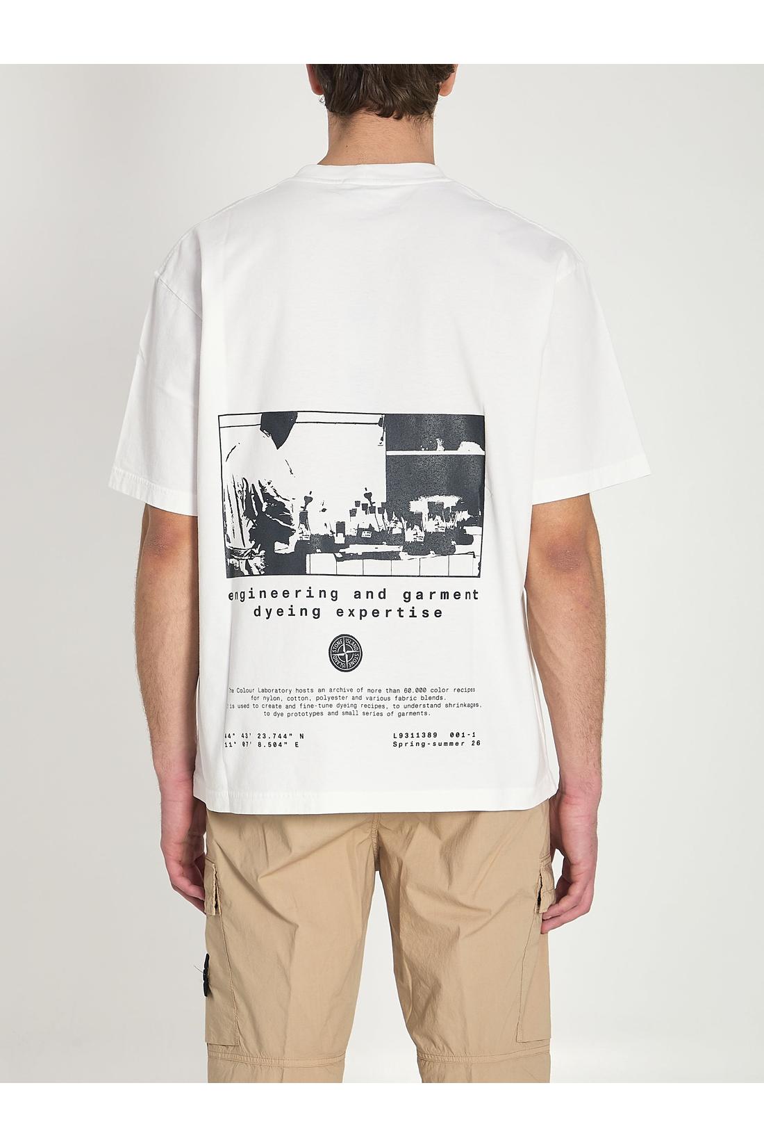 Stone Island-OUTLET-SALE-Jersey cotton T-shirt-ARCHIVIST