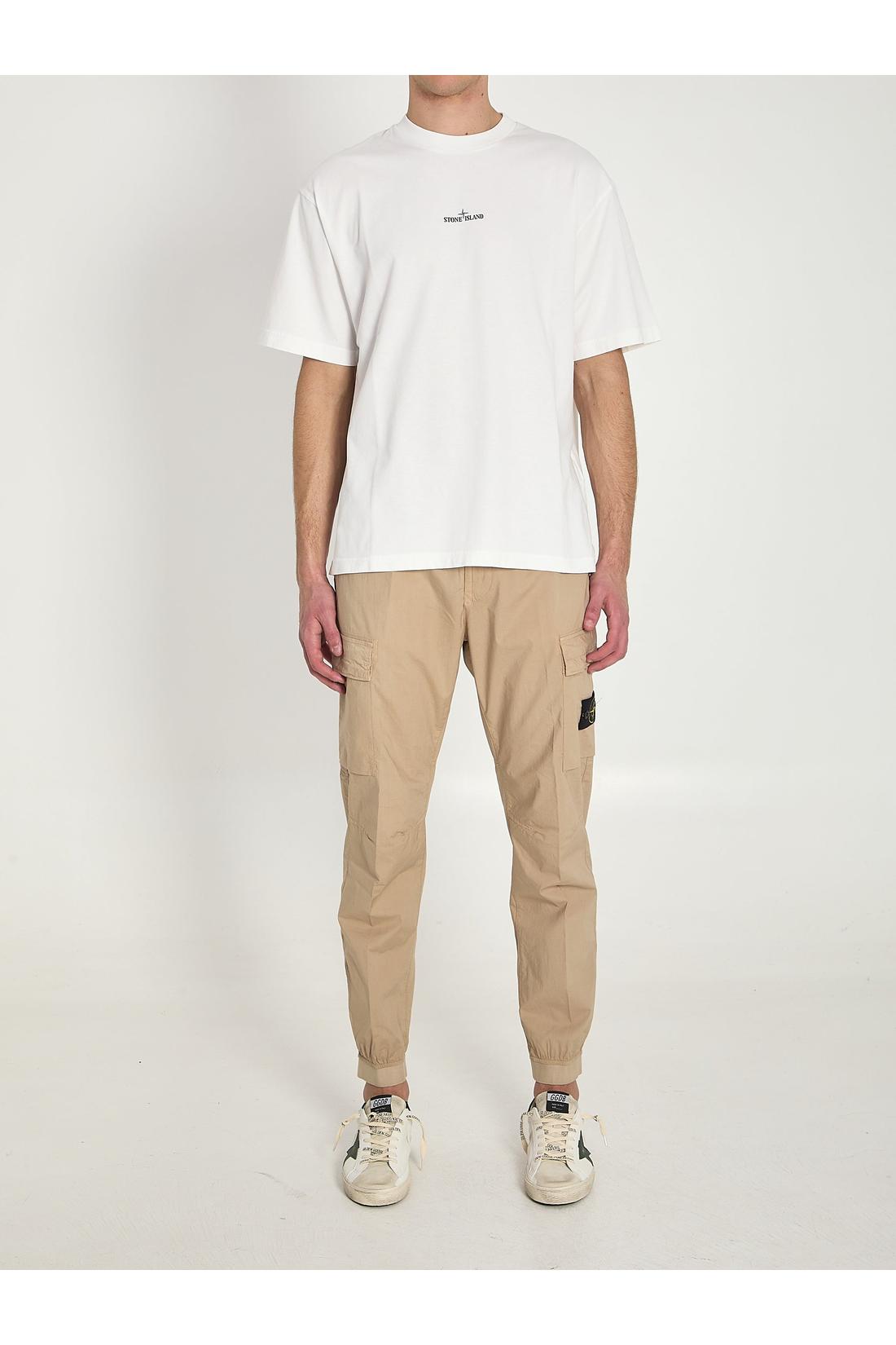 Stone Island-OUTLET-SALE-Jersey cotton T-shirt-ARCHIVIST