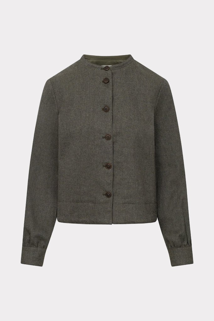 Damen Baumwolljacke Josana-Jacken & Mäntel-Felicitas-OUTLET-XS-olive/asche-ARCHIVIST-ARCHIVE-SALE