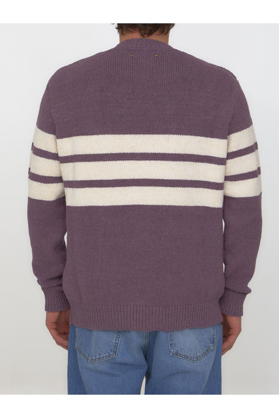 GOLDEN GOOSE-OUTLET-SALE-Journey college sweater-ARCHIVIST