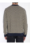 Valentino Garavani-OUTLET-SALE-Jumper Toute la V jacquard-ARCHIVIST