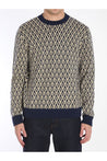 Valentino Garavani-OUTLET-SALE-Jumper Toute la V jacquard-ARCHIVIST