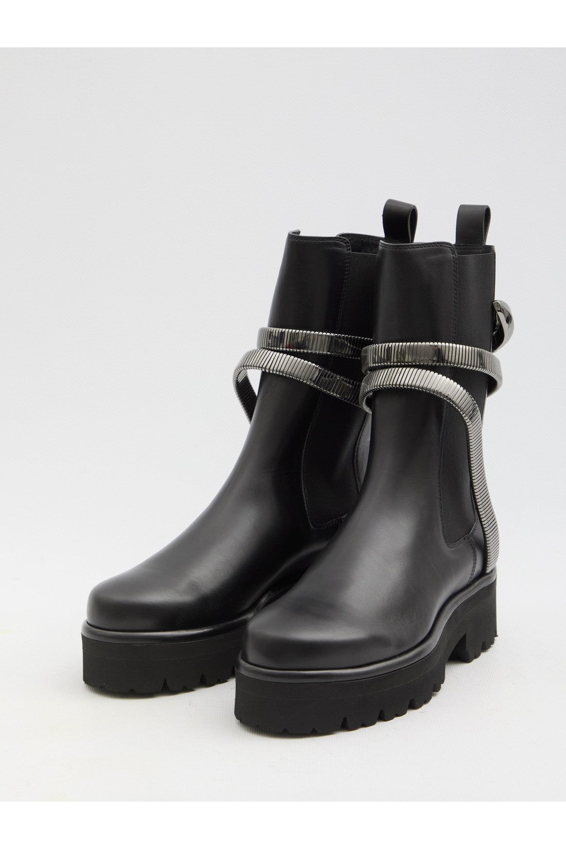 RENE CAOVILLA-OUTLET-SALE-Juniper 45 biker boots-ARCHIVIST