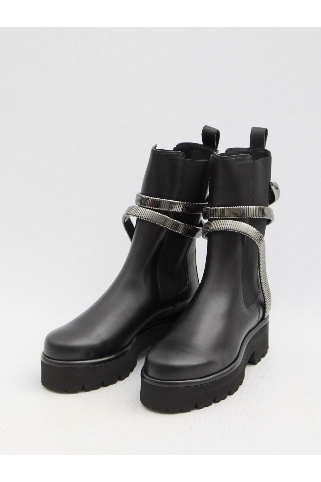 RENE CAOVILLA-OUTLET-SALE-Juniper 45 biker boots-ARCHIVIST